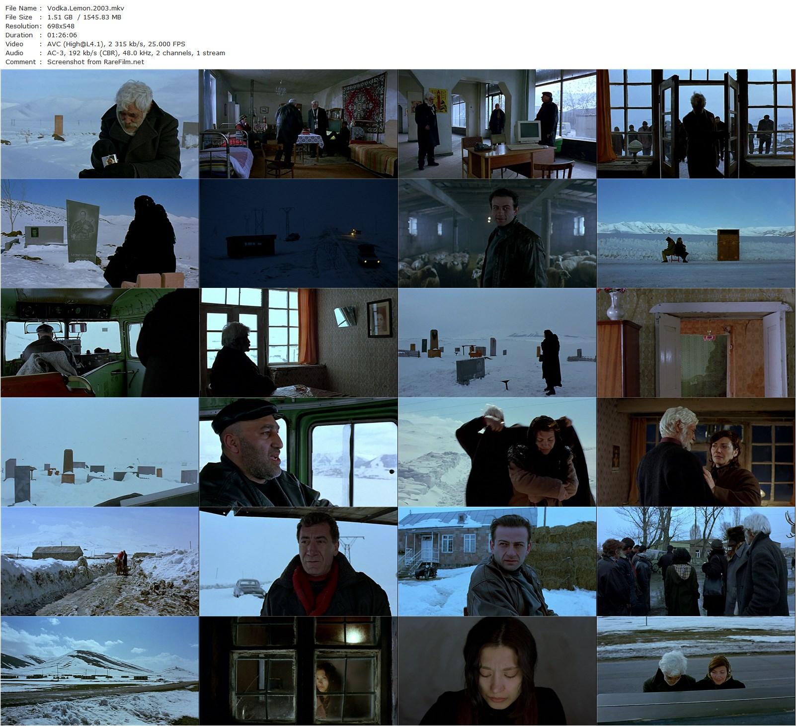 Vodka Lemon (2003) Hiner Saleem, Romen Avinian, Lala Sarkissian, Ivan Franek-poster