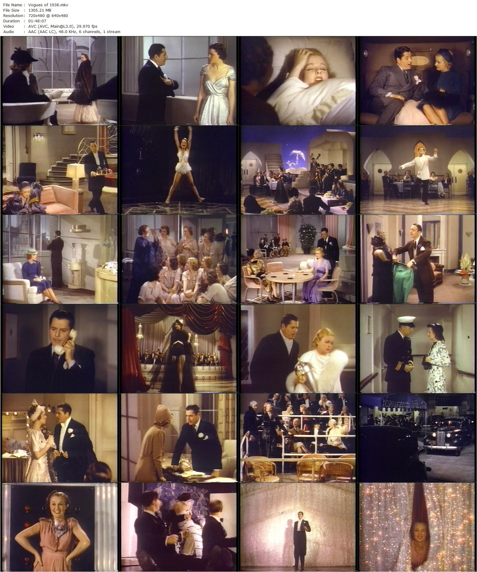 Vogues of 1938 (1937) Irving Cummings, Warner Baxter, Joan Bennett, Helen Vinson-poster