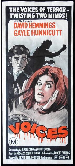 Voices (1973) Kevin Billington, David Hemmings, Gayle Hunnicutt, Lynn Farleigh