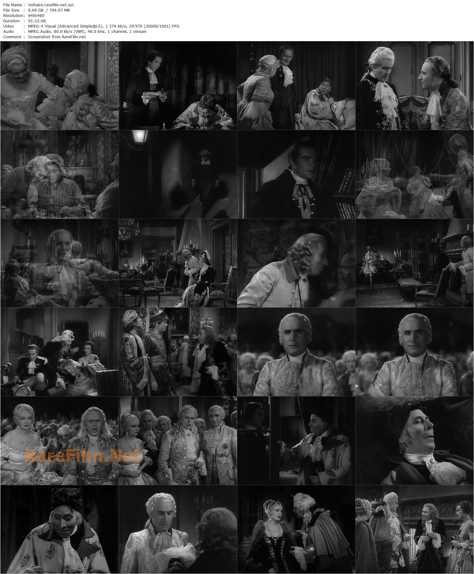 Voltaire (1933) John G. Adolfi, George Arliss, Doris Kenyon, Margaret Lindsay-poster