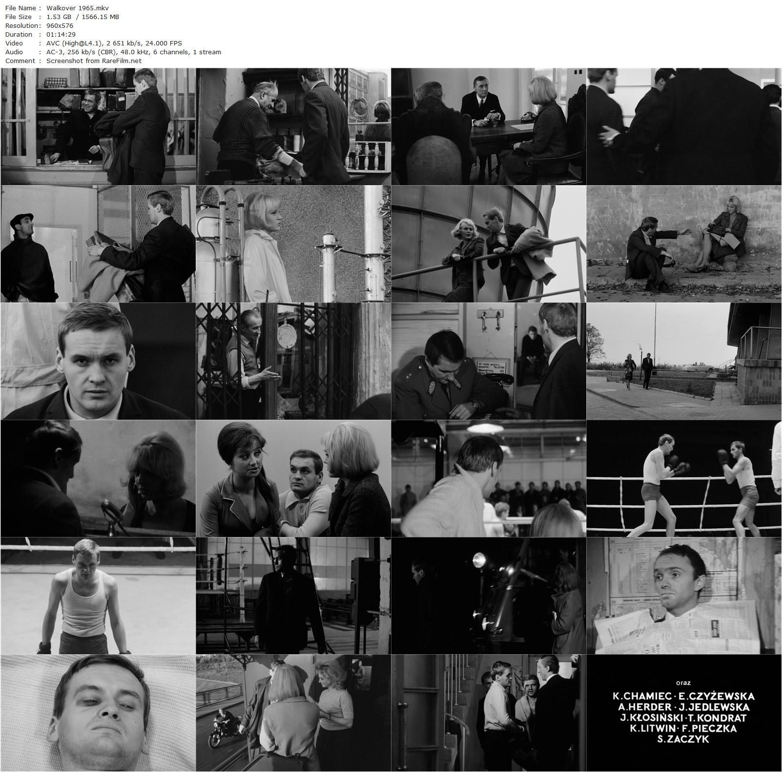 Walkower / Walkover (1965) Jerzy Skolimowski-poster