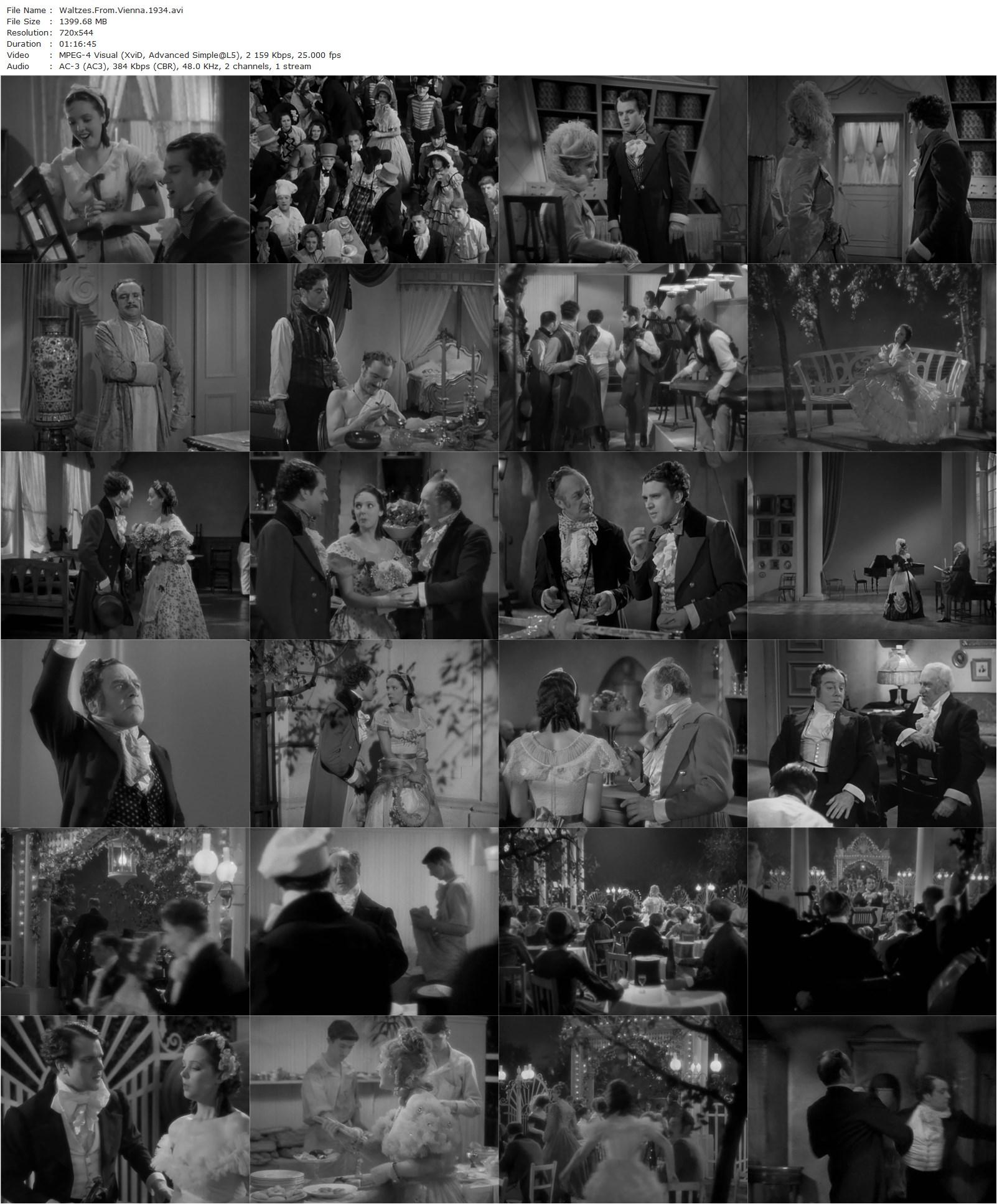 Waltzes from Vienna (1934) Alfred Hitchcock-poster