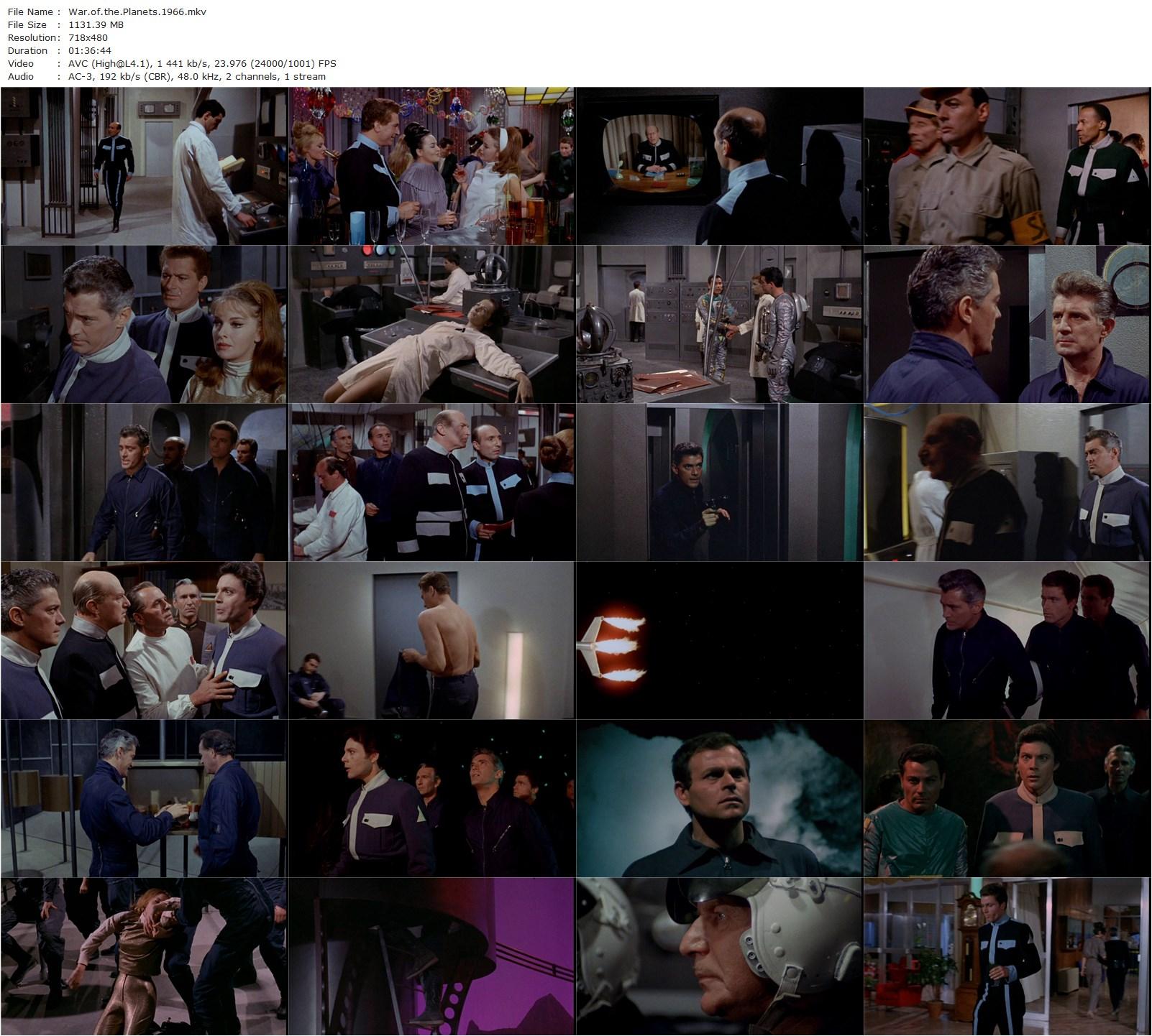 The War of the Planets AKA I diafanoidi vengono da Marte (1966) Antonio Margheriti, Tony Russel, Lisa Gastoni, Franco Nero-poster