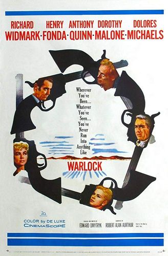 Warlock (1959) Edward Dmytryk, Richard Widmark, Henry Fonda, Anthony Quinn