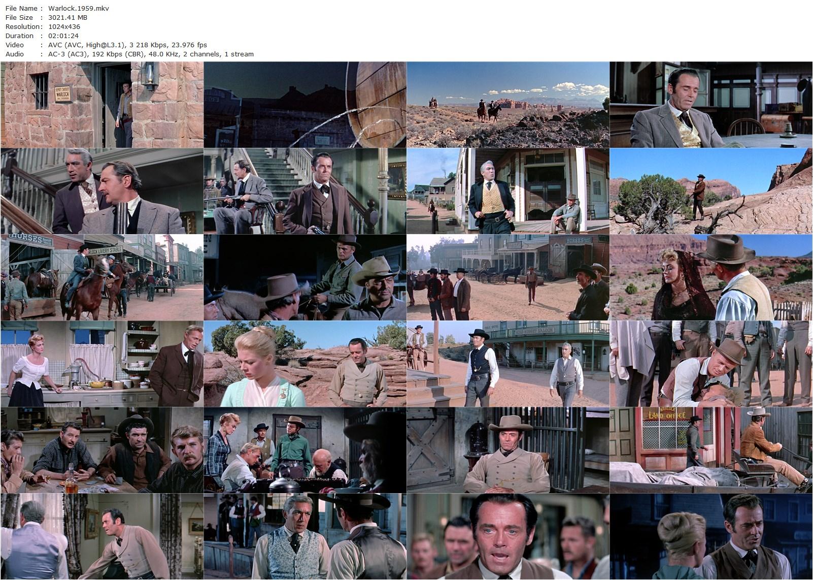 Warlock (1959) Edward Dmytryk, Richard Widmark, Henry Fonda, Anthony Quinn-poster