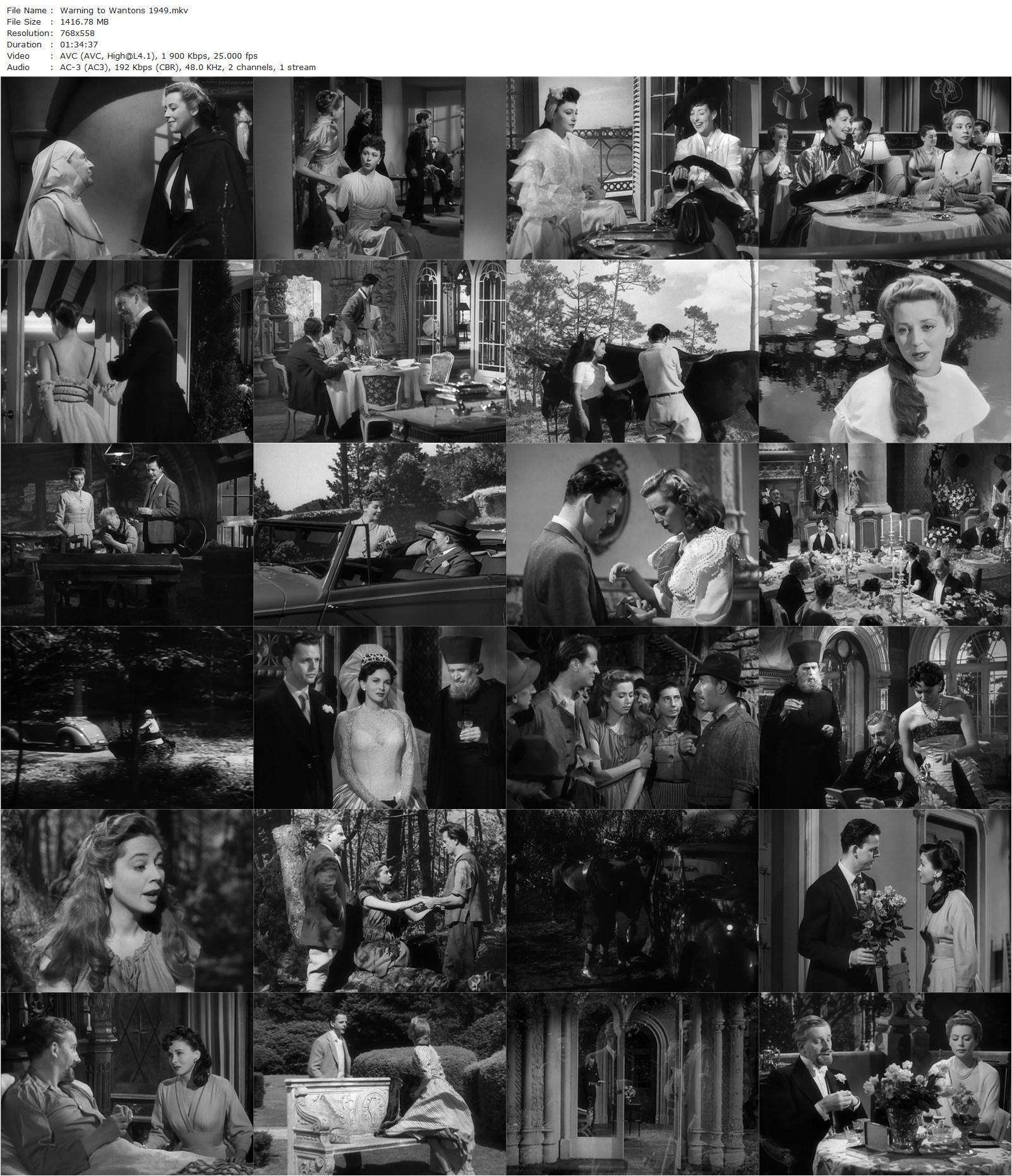 Warning to Wantons (1949) Donald B. Wilson, Harold Warrender, Anne Vernon, David Tomlinson-poster