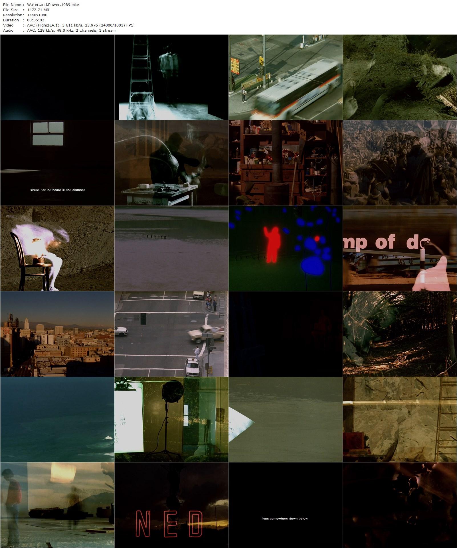 Water and Power (1989) Pat O’Neill, Joel Lorimen, Beth Block, George Lockwood-poster