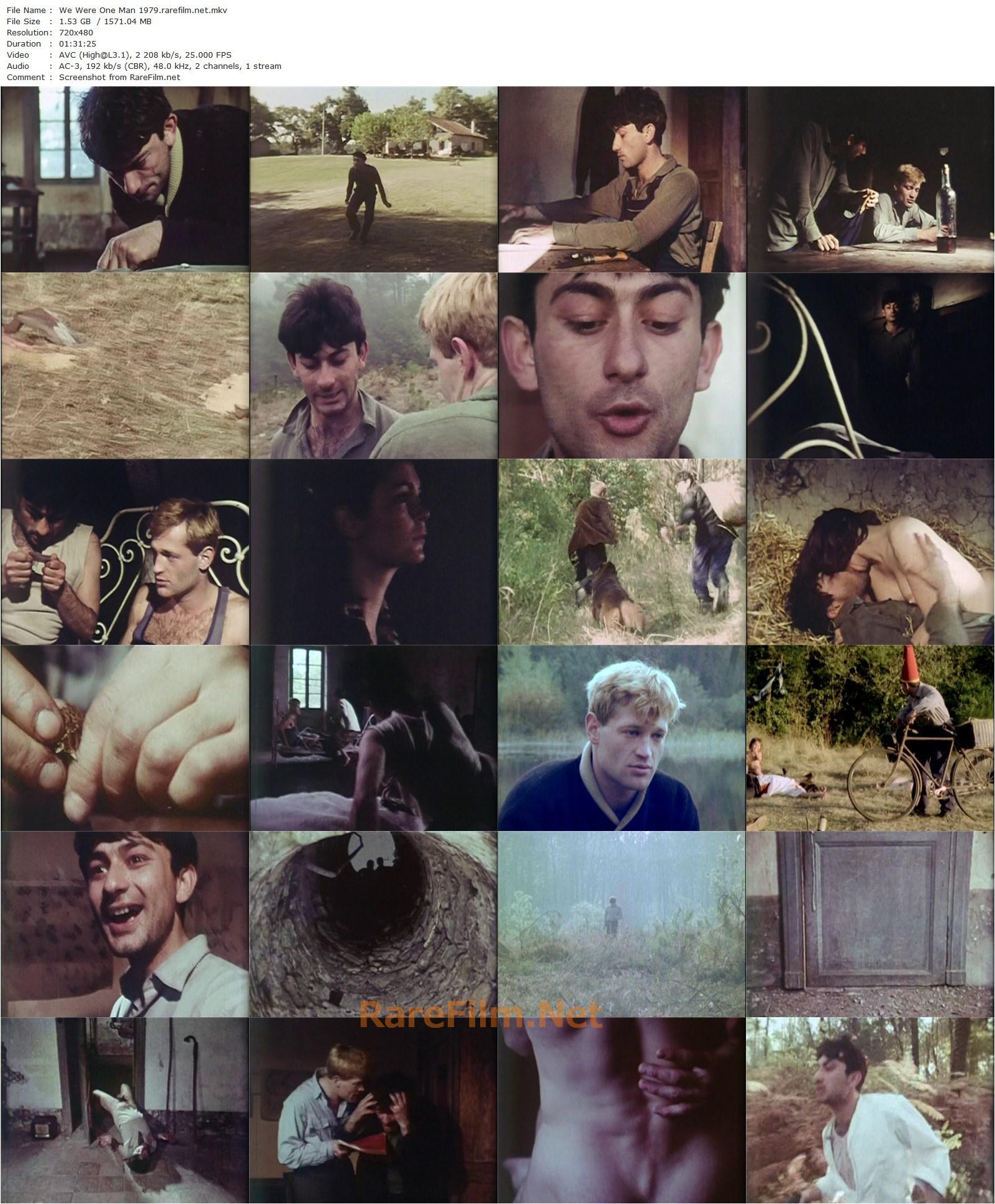 We Were One Man / Nous étions un seul homme (1979) Philippe Vallois, Serge Avedikian, Piotr Stanislas, Catherine Albin-poster