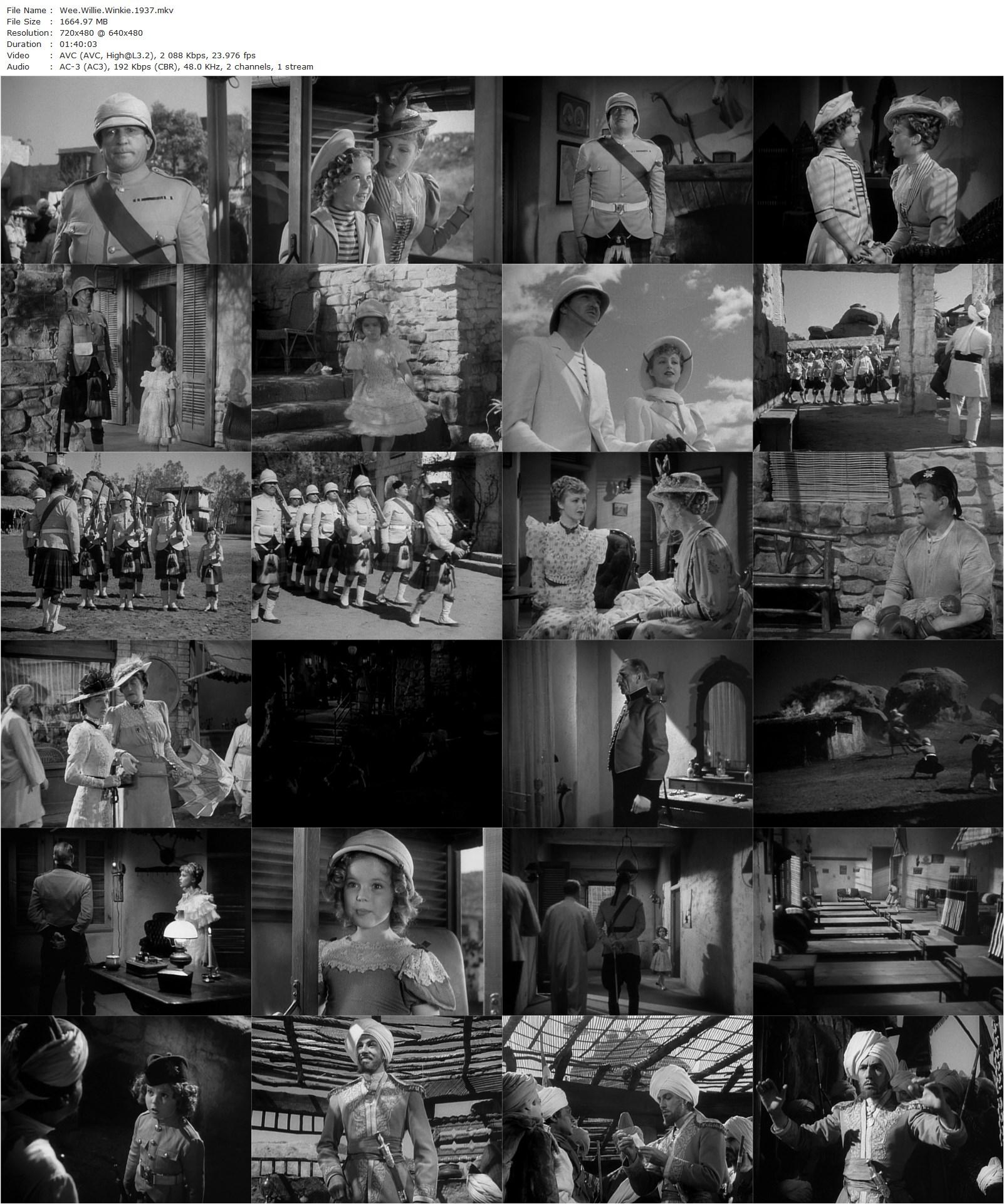 Wee Willie Winkie (1937) John Ford, Shirley Temple, Victor McLaglen, C. Aubrey Smith-poster