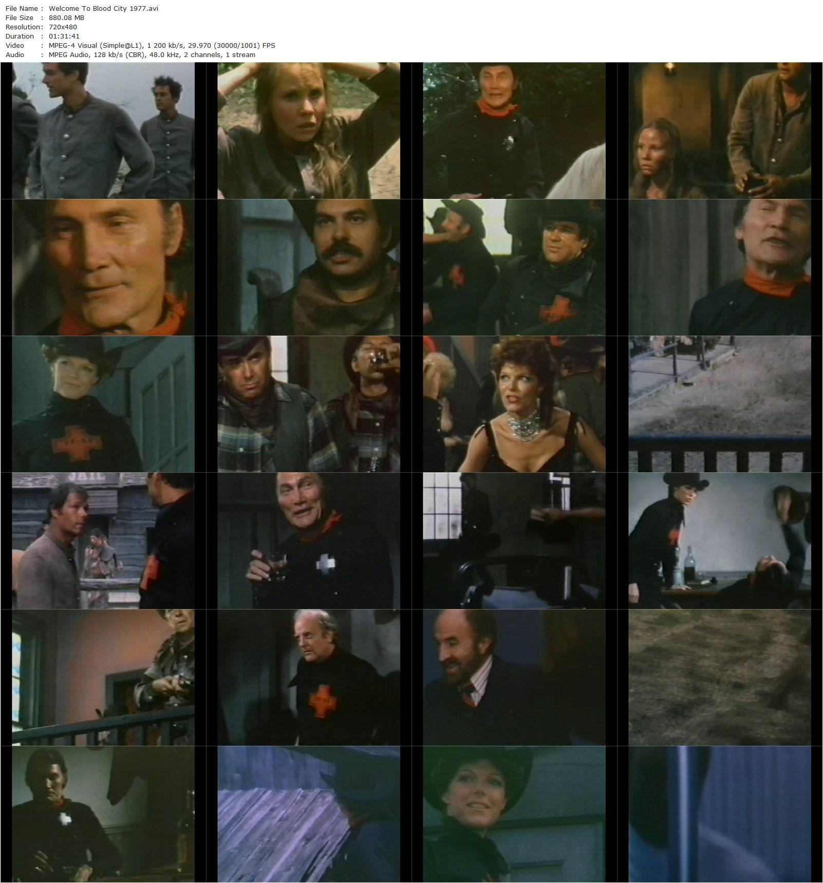 Welcome to Blood City (1977) Peter Sasdy, Jack Palance, Keir Dullea, Samantha Eggar-poster