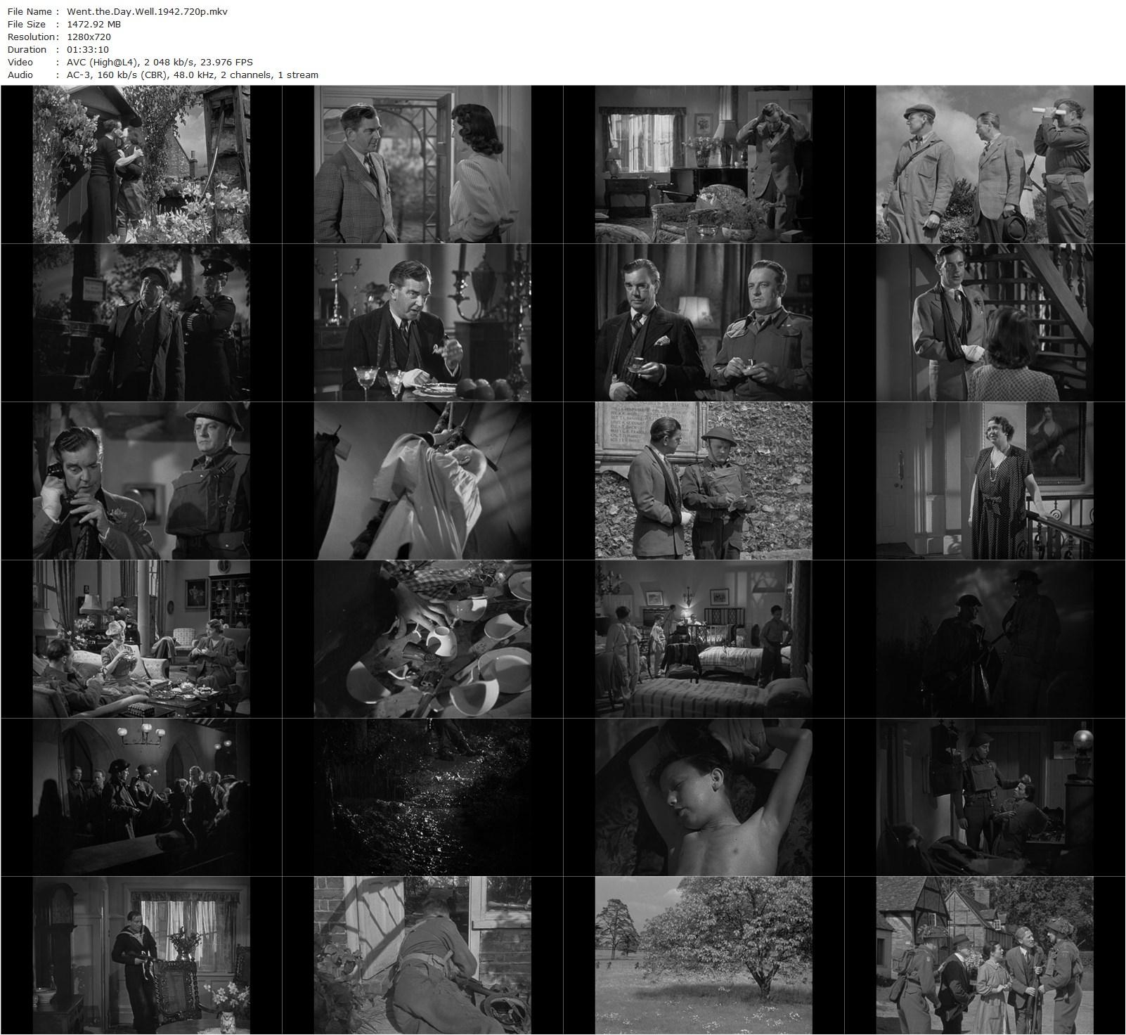 Went the Day Well? (1942) Alberto Cavalcanti, Leslie Banks-poster