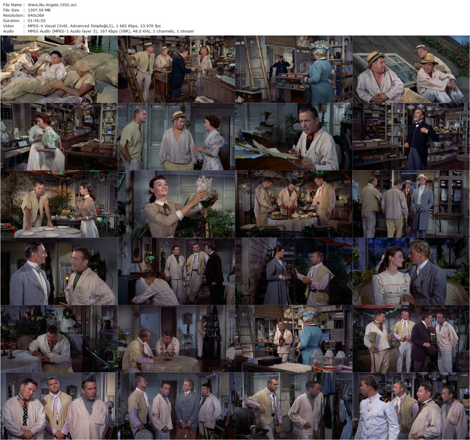 We’re No Angels (1955) Michael Curtiz, Humphrey Bogart, Peter Ustinov, Aldo Ray-poster