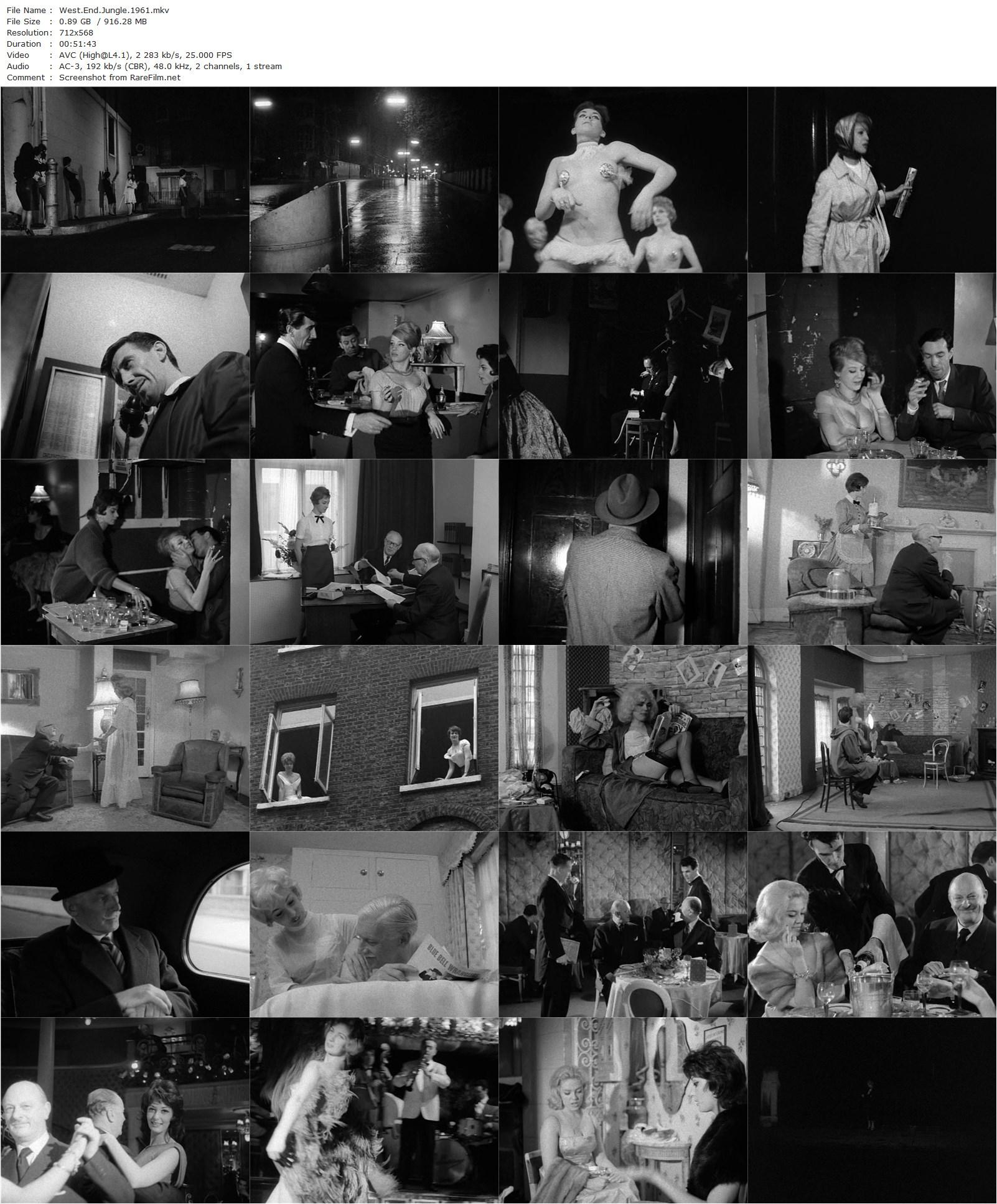 West End Jungle (1961) Arnold L. Miller, David Gell, Heather Russell, Tom Bowman-poster