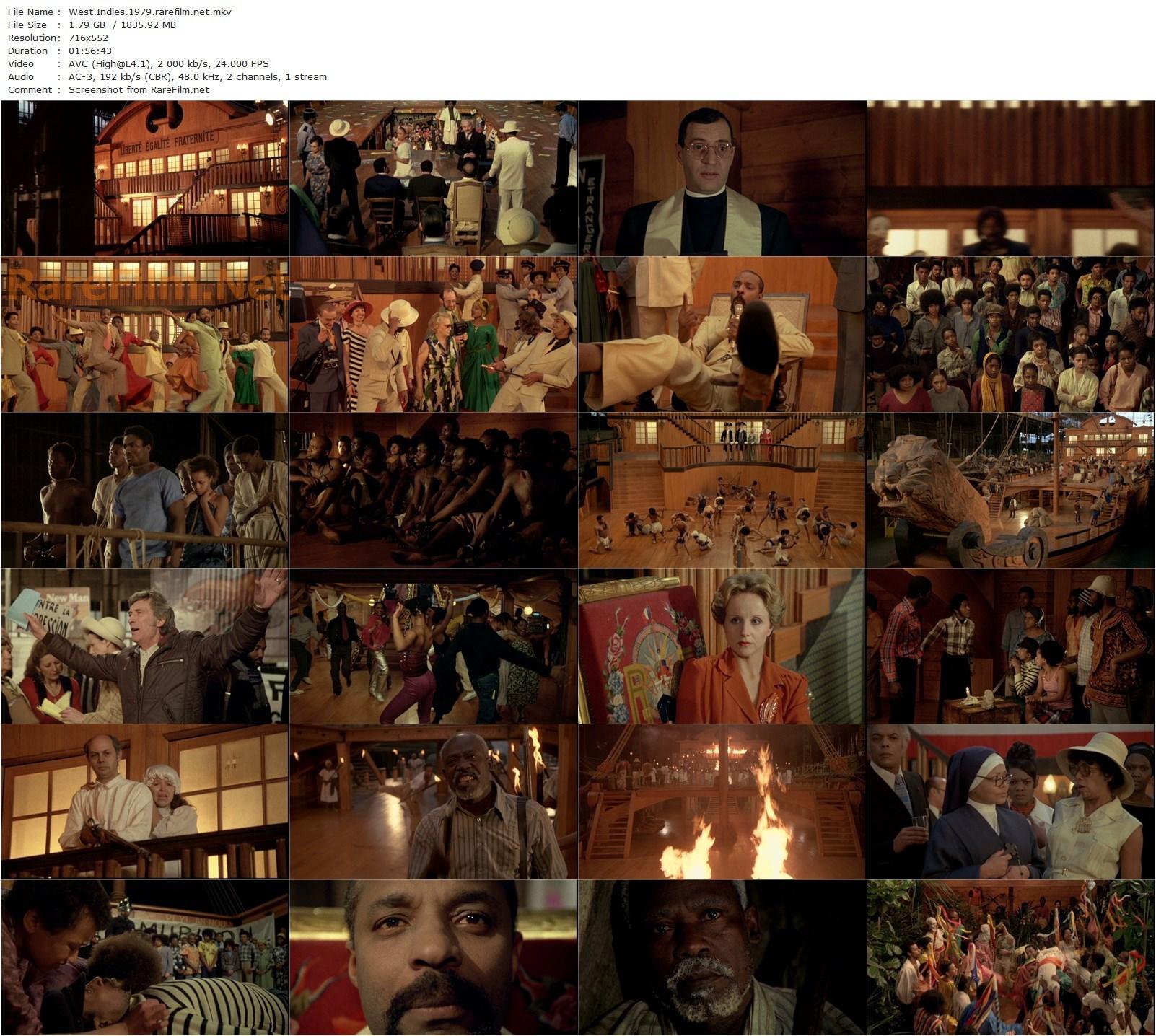 West Indies (1979) Med Hondo, Cyril Aventurin, Fernand Berset, Roland Bertin-poster