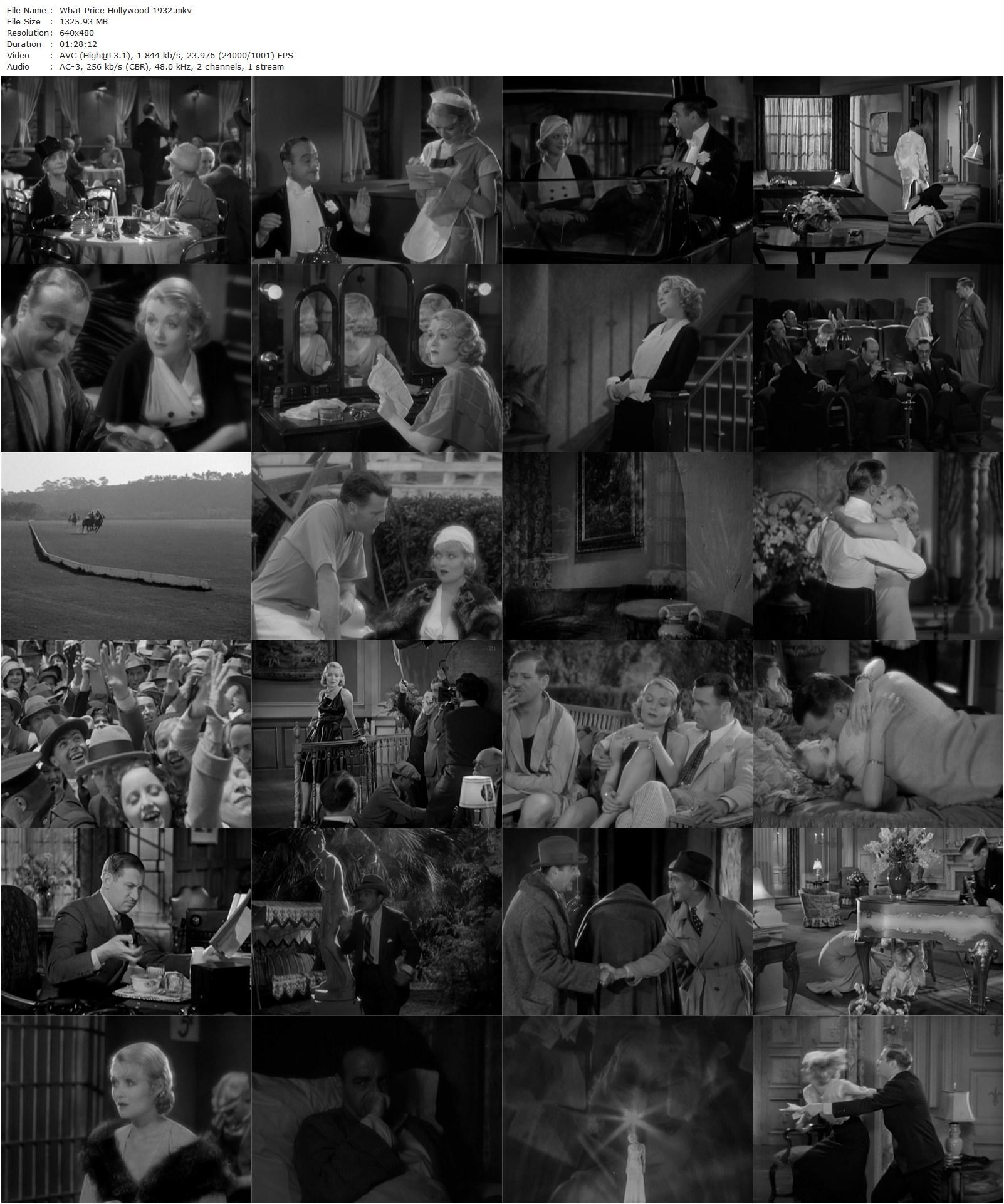 What Price Hollywood? (1932) George Cukor, Constance Bennett, Lowell Sherman, Neil Hamilton-poster