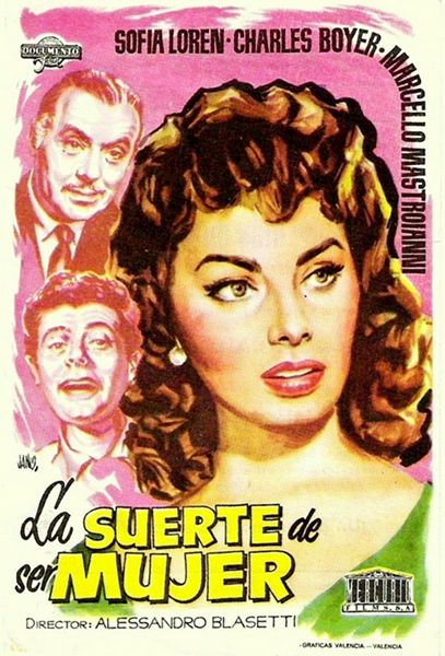 What a Woman! (1956) Alessandro Blasetti, Sophia Loren, Charles Boyer, Marcello Mastroianni, Comedy, Drama