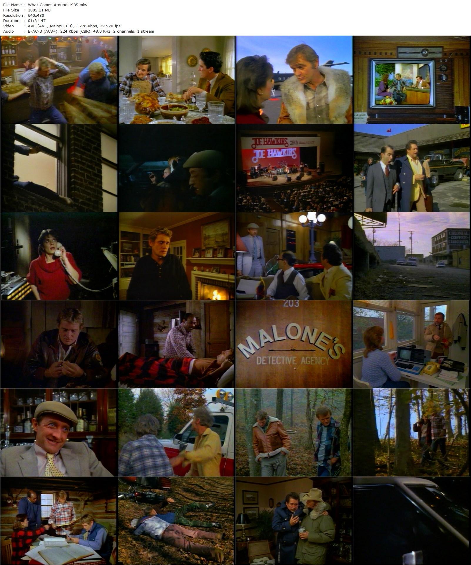 What Comes Around (1985) Jerry Reed, Bo Hopkins, Barry Corbin-poster