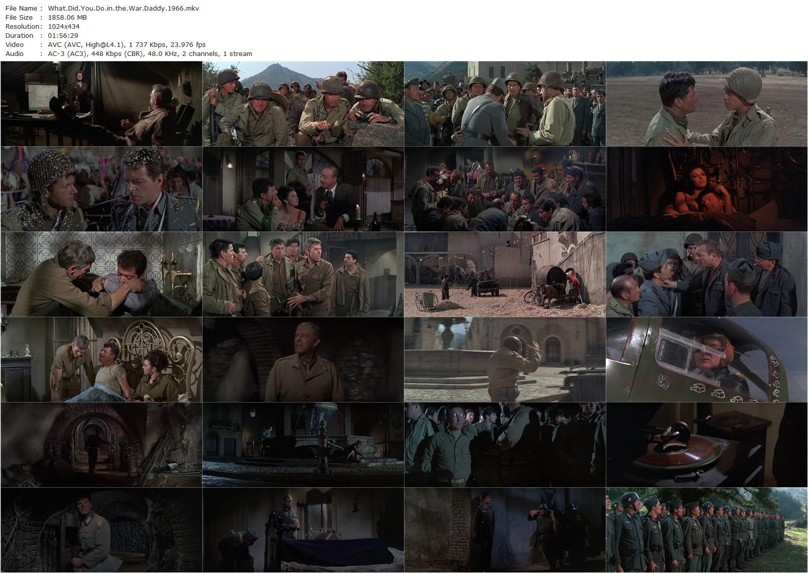 What Did You Do in the War, Daddy? (1966) Blake Edwards, James Coburn, Dick Shawn, Sergio Fantoni-poster