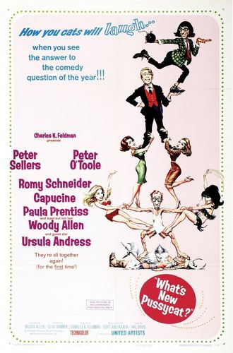 What’s New Pussycat (1965) Clive Donner, Peter Sellers, Peter O’Toole, Romy Schneider