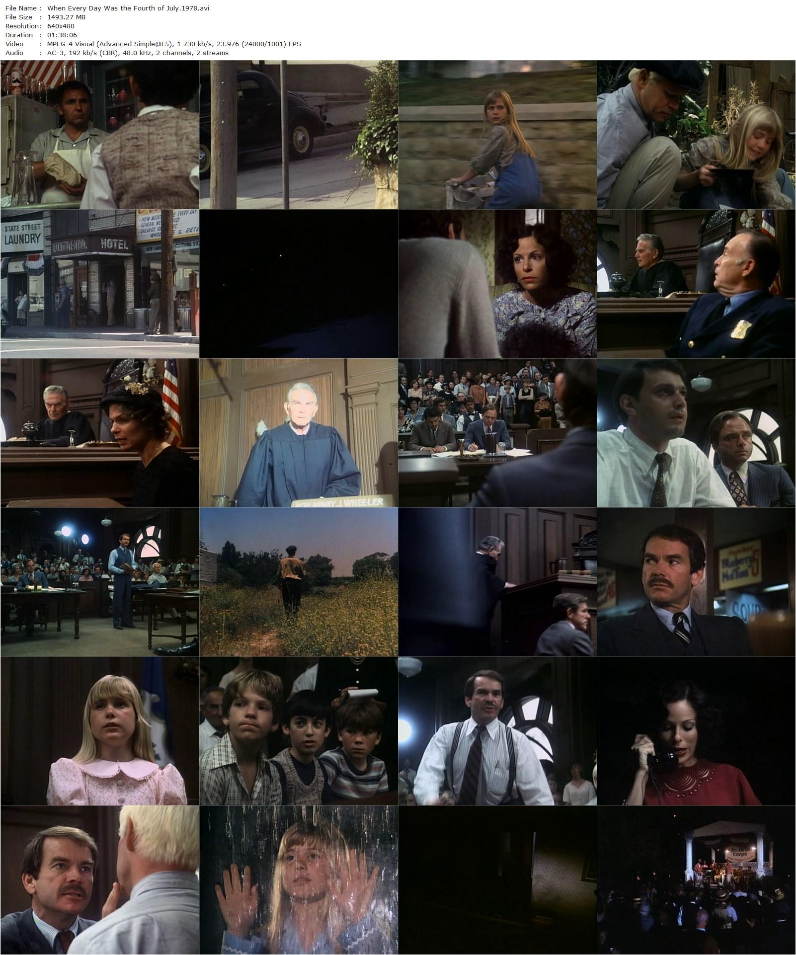 When Every Day Was the Fourth of July (1978) Dan Curtis, Dean Jones, Louise Sorel, Chris Petersen-poster