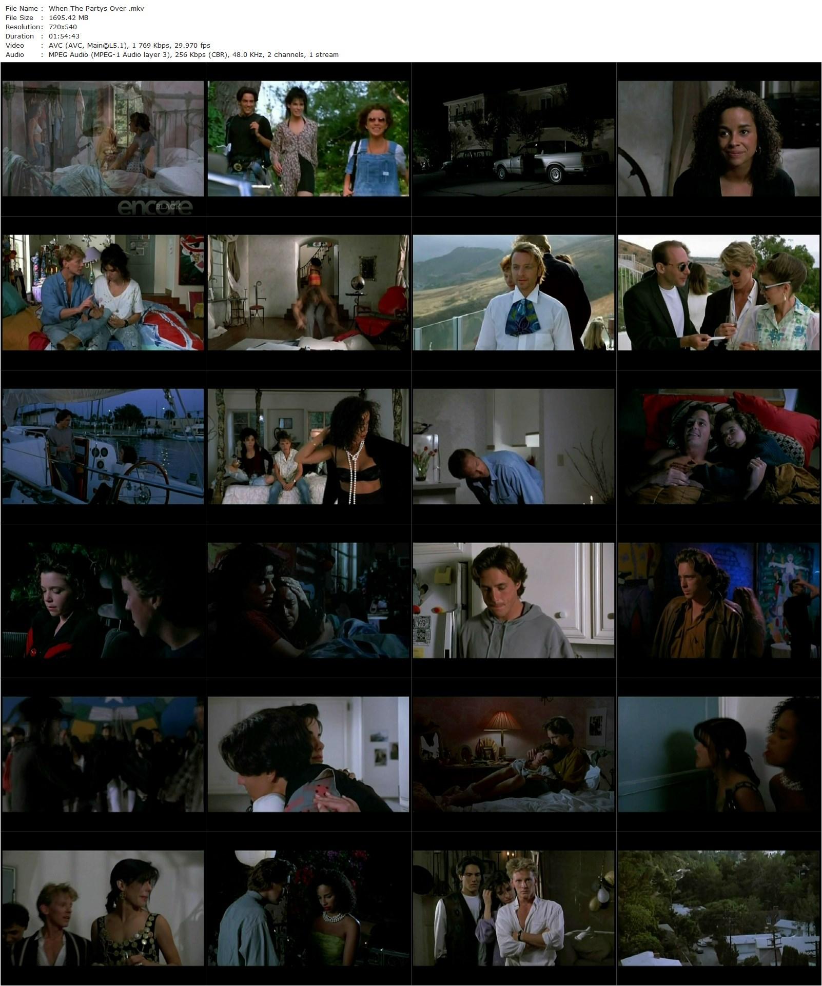 When the Party’s Over (1993) Matthew Irmas, Rae Dawn Chong, Sandra Bullock, Kris Kamm-poster