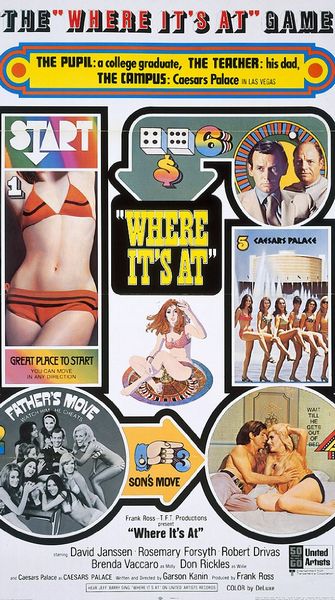 Where It’s At (1969) Garson Kanin, David Janssen, Rosemary Forsyth, Robert Drivas