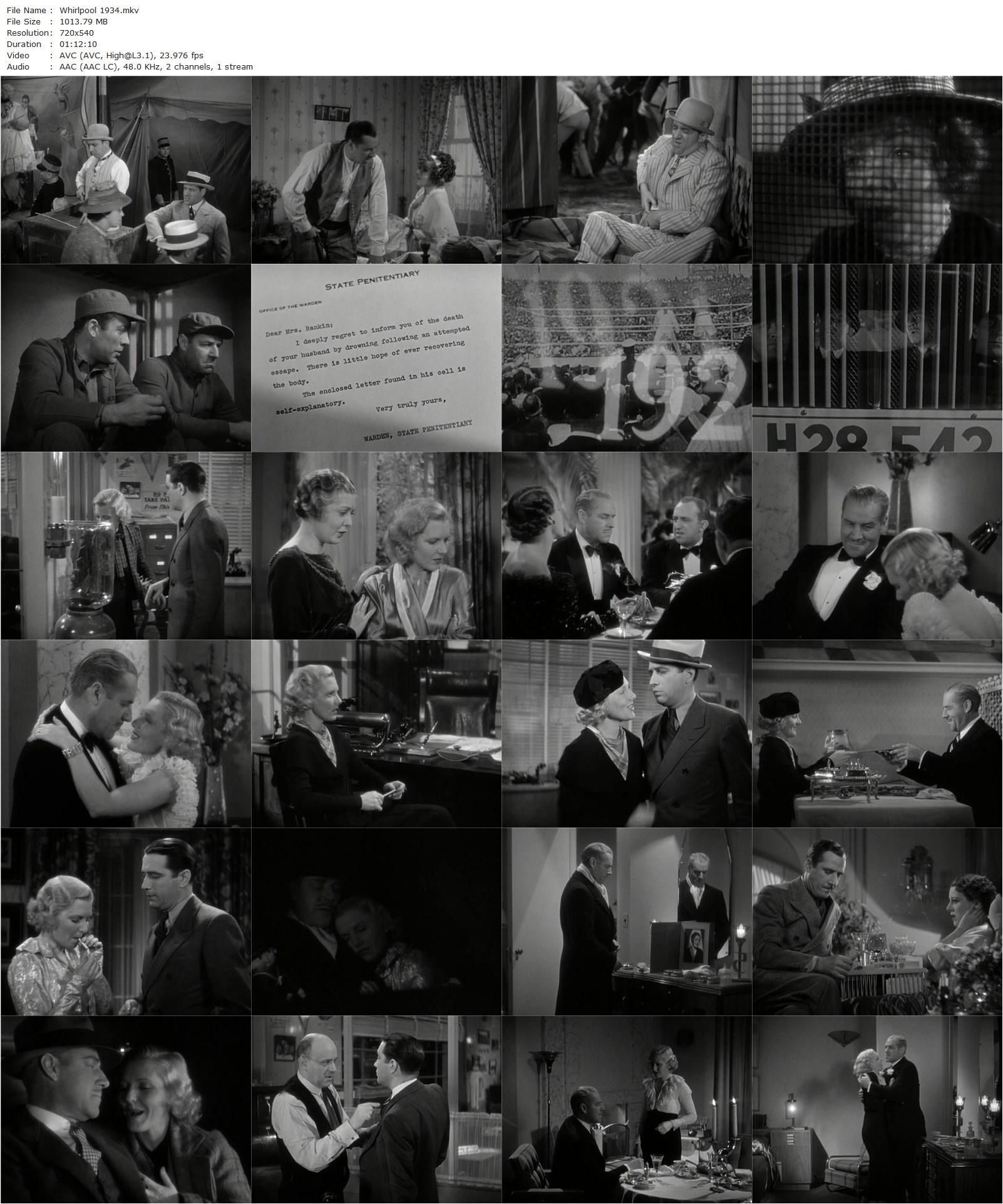 Whirlpool (1934) Roy William Neill, Jack Holt, Jean Arthur, Donald Cook-poster