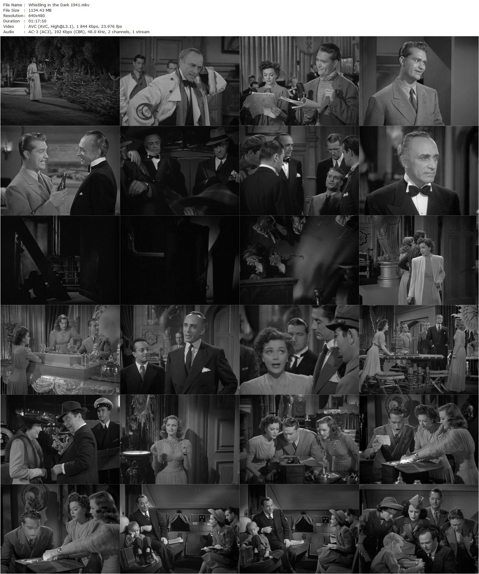 Whistling in the Dark (1941) S. Sylvan Simon, Red Skelton, Conrad Veidt, Ann Rutherford-poster