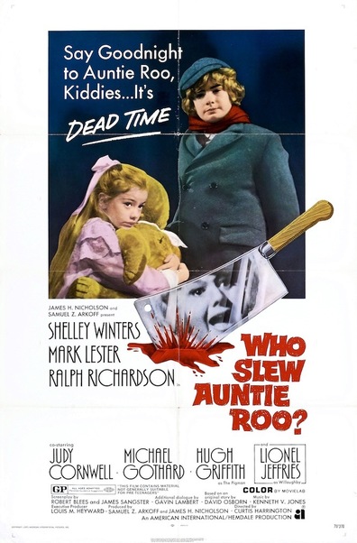 Whoever slew Auntie Roo? (1972) Curtis Harrington, Shelley Winters, Mark Lester, Chloe Franks, Horror, Thriller