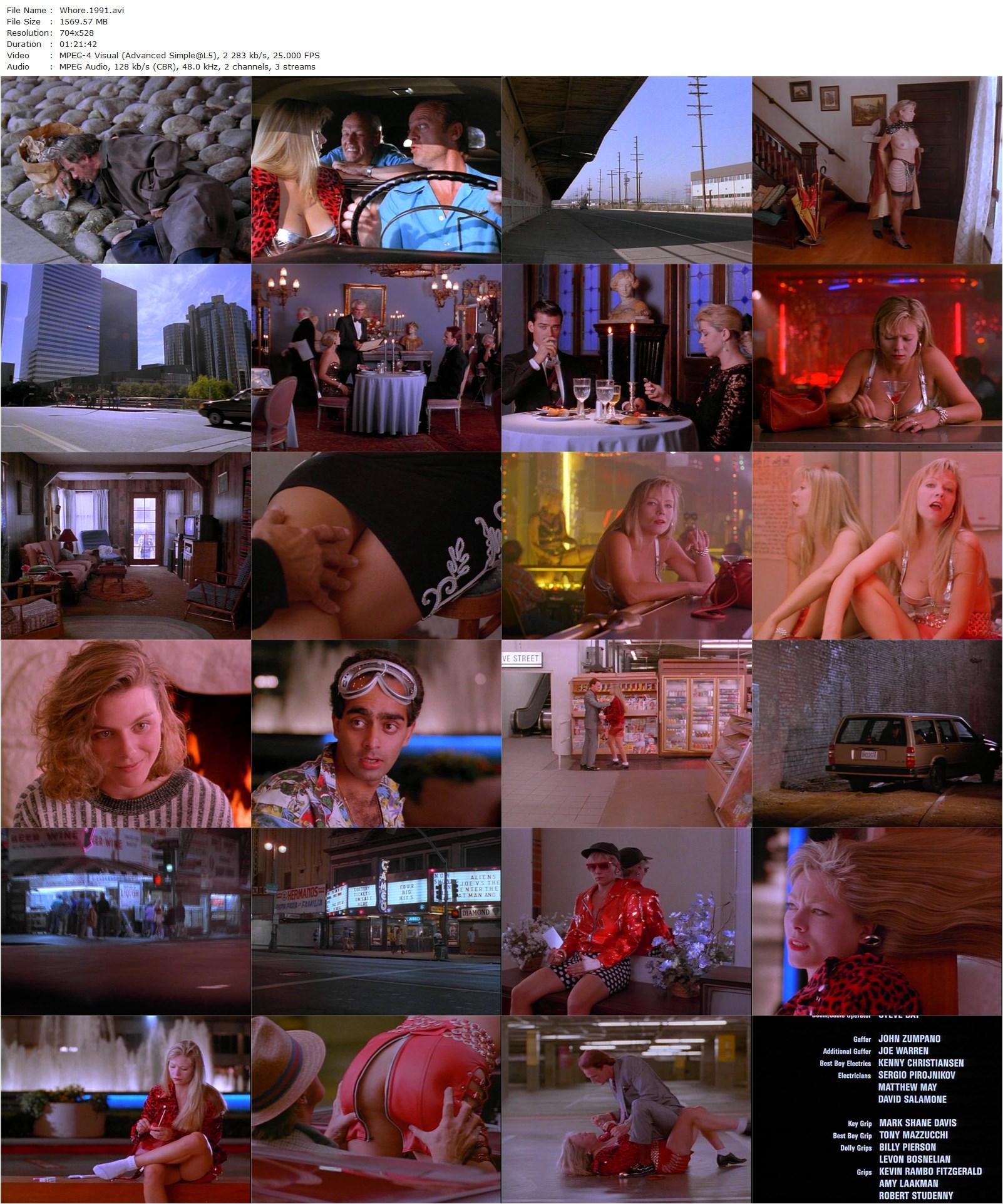 Whore (1991) Ken Russell, Theresa Russell, Benjamin Mouton, Antonio Fargas-poster