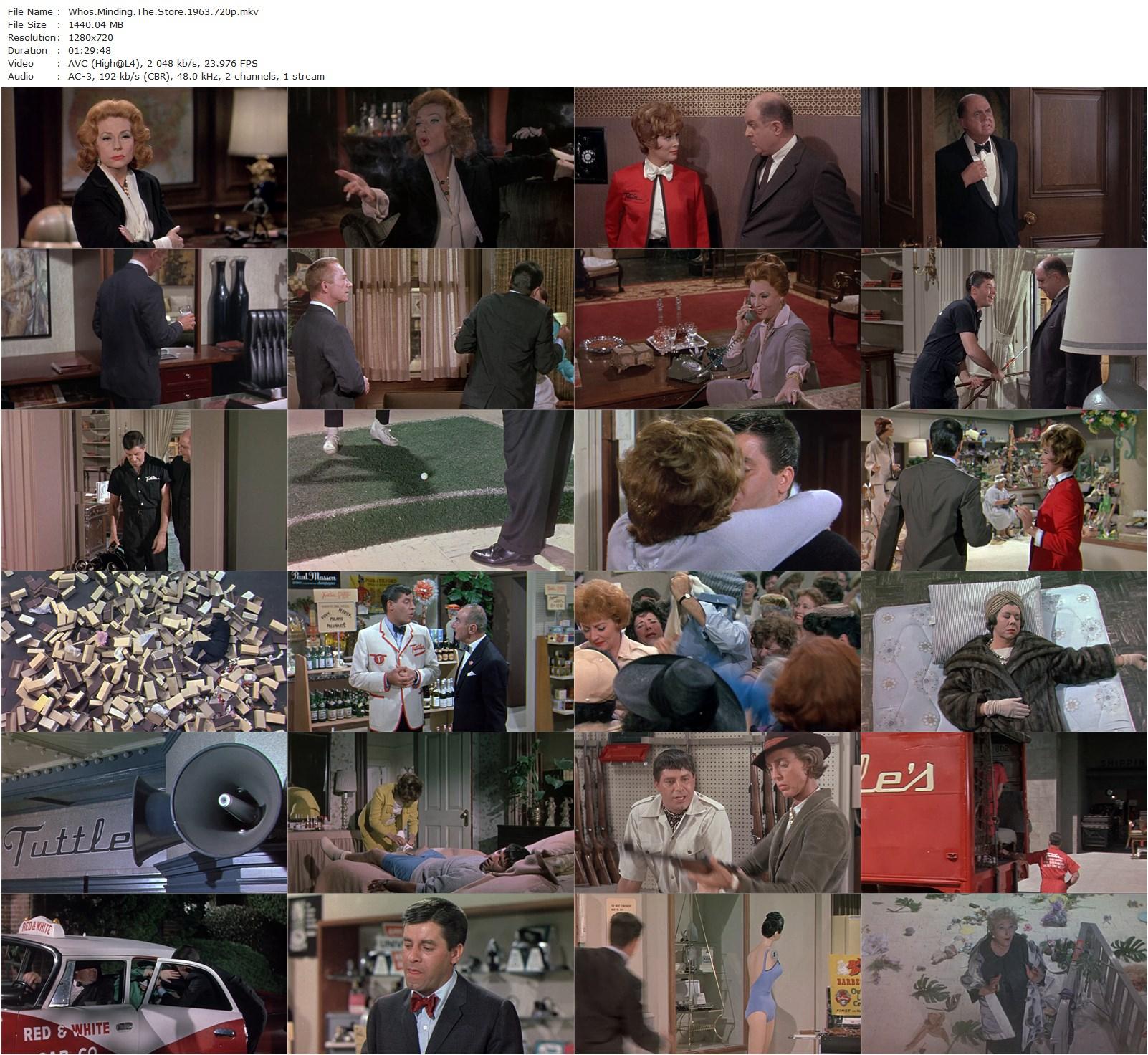 Who’s Minding the Store? (1963) Frank Tashlin, Jerry Lewis, Jill St. John, Ray Walston-poster