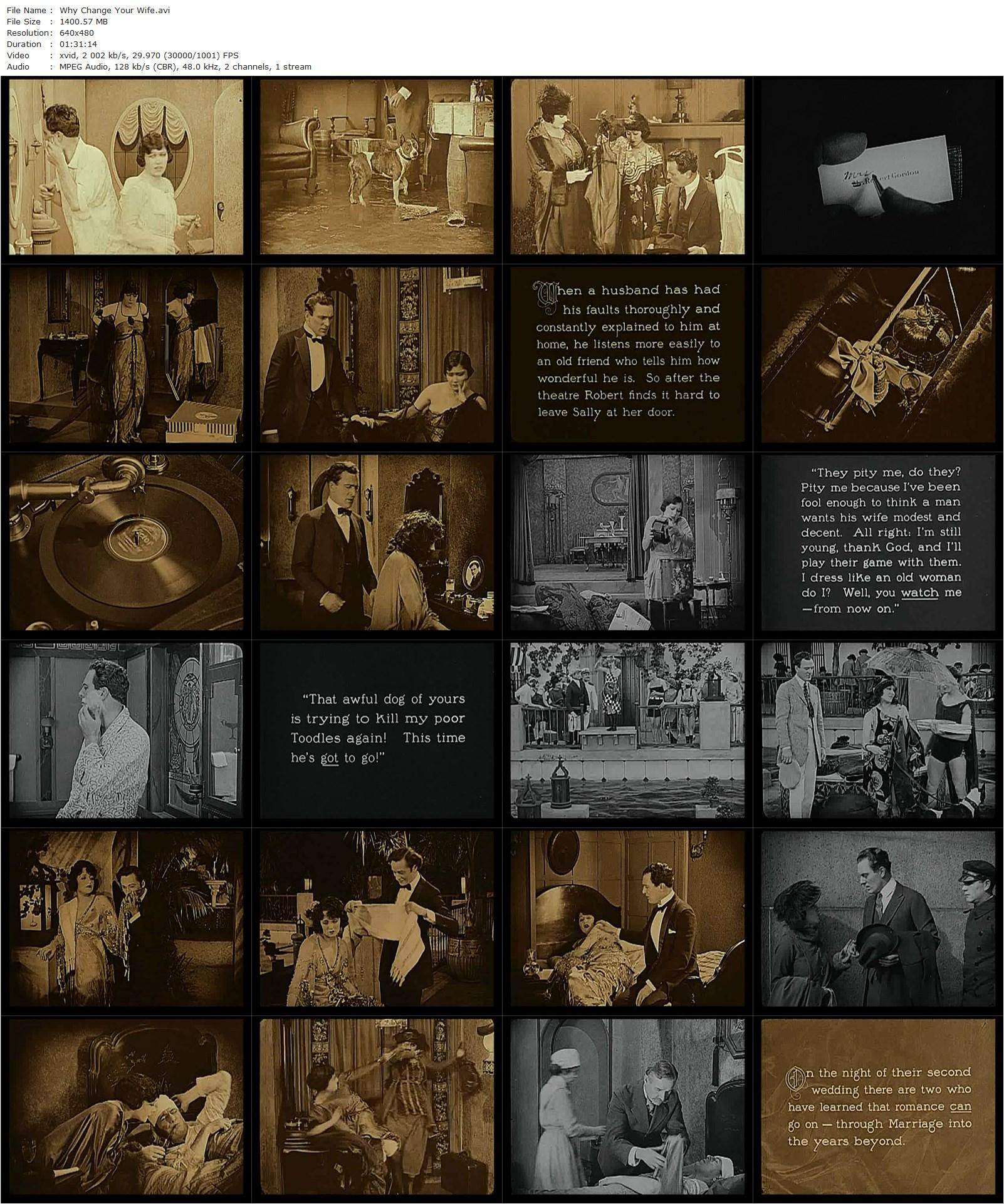 Why Change Your Wife? (1920) Cecil B. DeMille, Thomas Meighan, Gloria Swanson, Bebe Daniels-poster