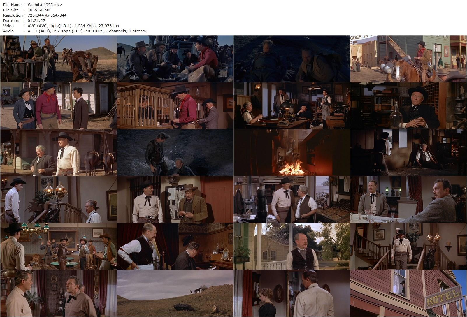 Wichita (1955) Jacques Tourneur, Joel McCrea, Vera Miles, Lloyd Bridges-poster