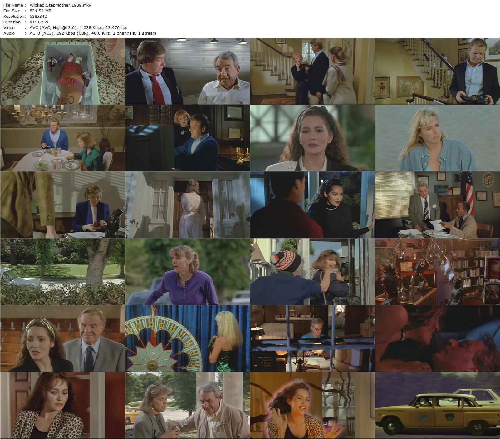 Wicked Stepmother (1989) Larry Cohen, Bette Davis, Barbara Carrera, Colleen Camp-poster