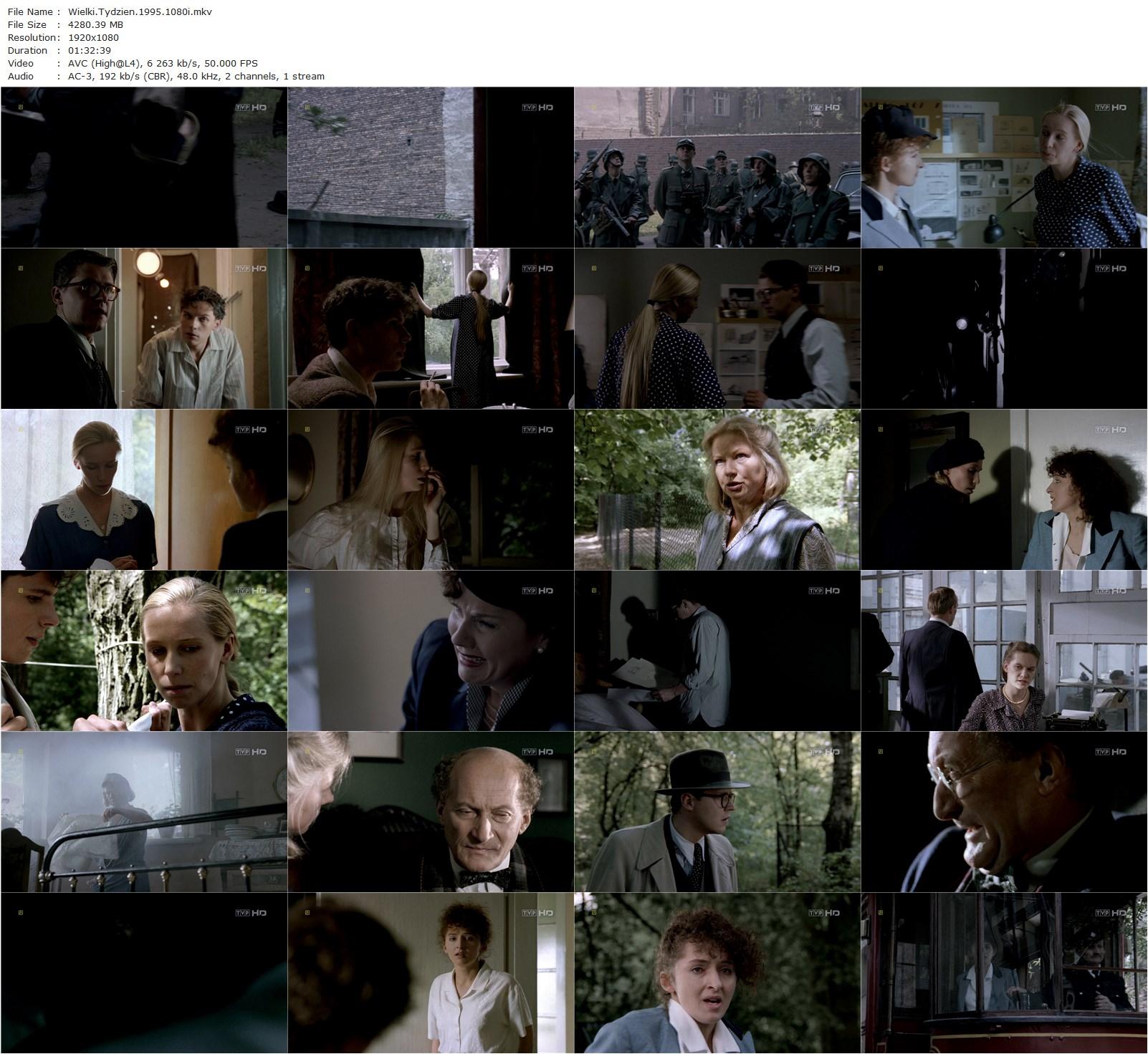 Holy Week AKA Wielki tydzien (1995) Andrzej Wajda, Beata Fudalej, Wojciech Malajkat, Magdalena Warzecha-poster