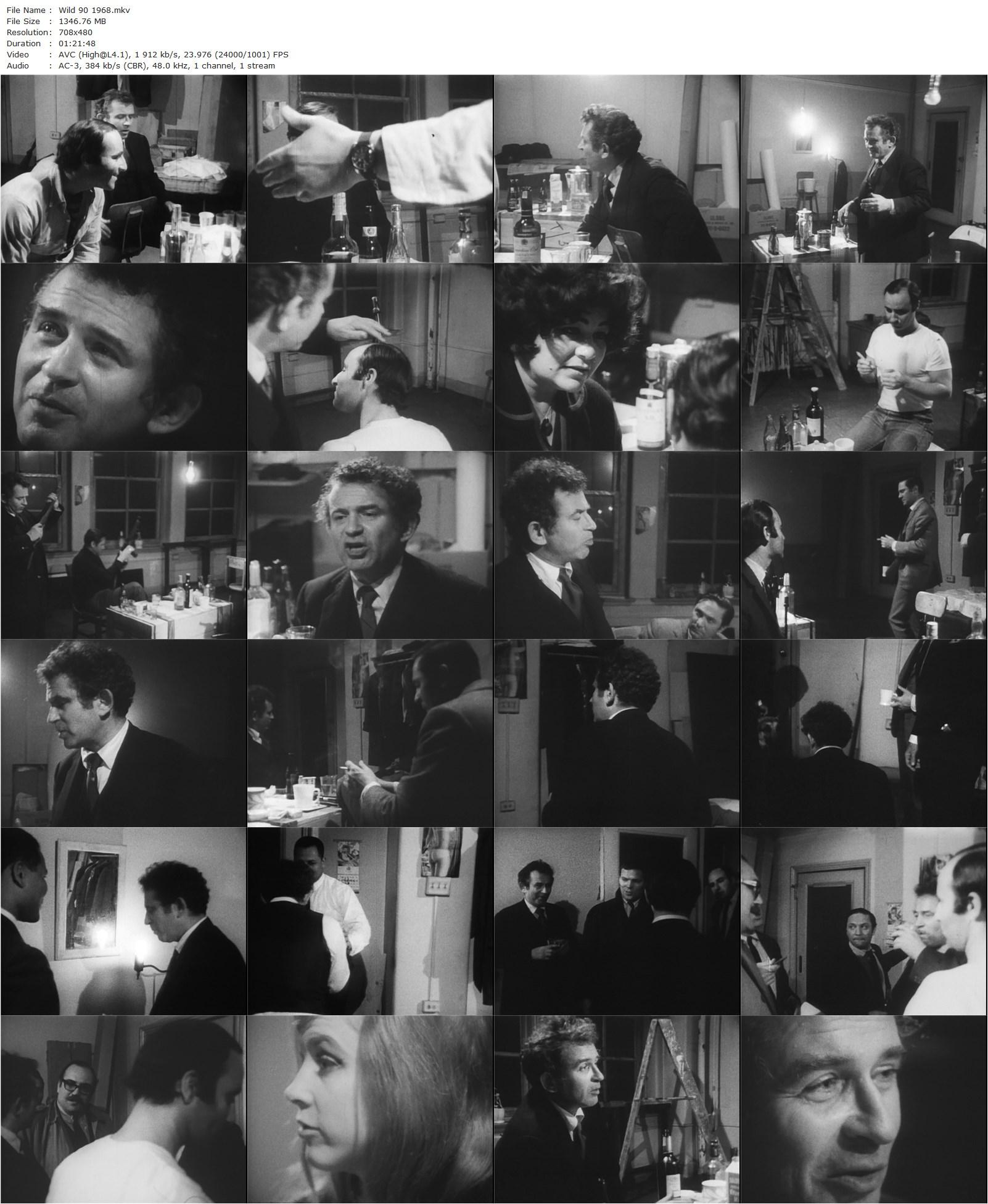 Wild 90 (1968) Norman Mailer, Buzz Farber, Mickey Knox-poster