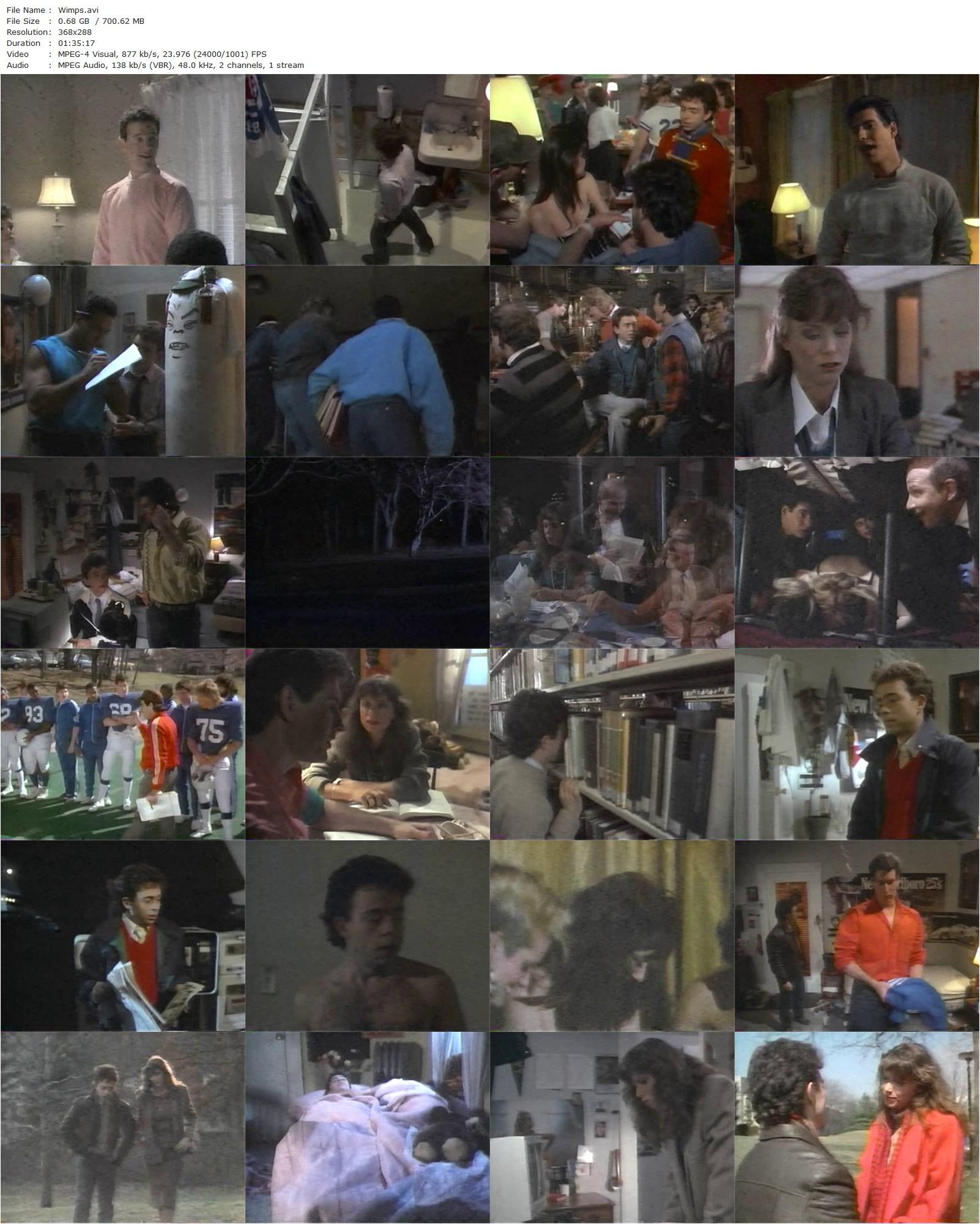 Wimps (1986) Chuck Vincent, Louie Bonanno, Tracey Adams, Jim Abele-poster