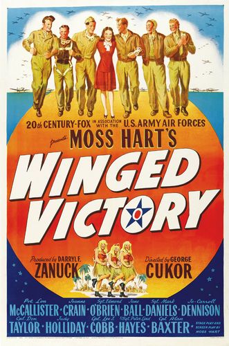 Winged Victory (1944) George Cukor, Lon McCallister, Jeanne Crain, Edmond O’Brien