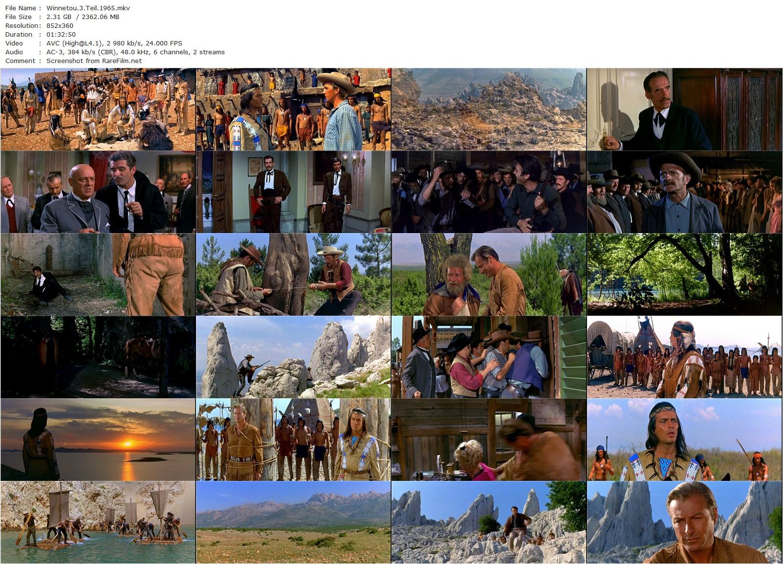 Winnetou – 3. Teil / Winnetou: The Last Shot (1965) Harald Reinl, Lex Barker, Pierre Brice, Rik Battaglia-poster