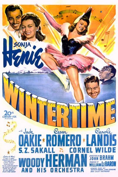 Wintertime (1943) John Brahm, Sonja Henie, Jack Oakie, Cesar Romero