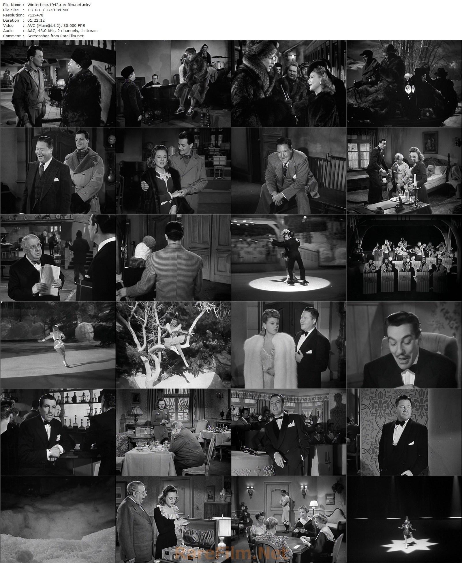 Wintertime (1943) John Brahm, Sonja Henie, Jack Oakie, Cesar Romero-poster