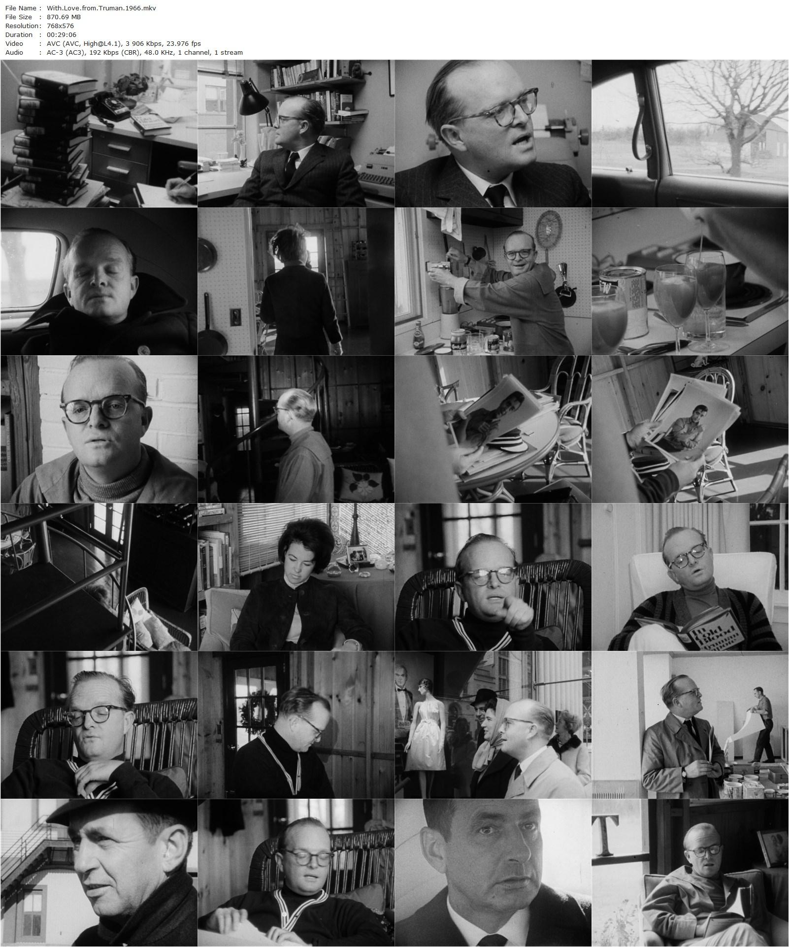 A Visit with Truman Capote (1966) Albert Maysles, David Maysles, Truman Capote-poster