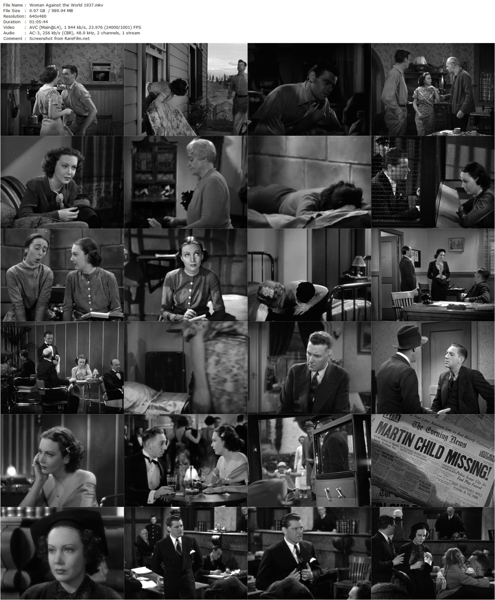 Woman Against the World (1937) David Selman, Alice Moore, Edgar Edwards, Ralph Forbes-poster