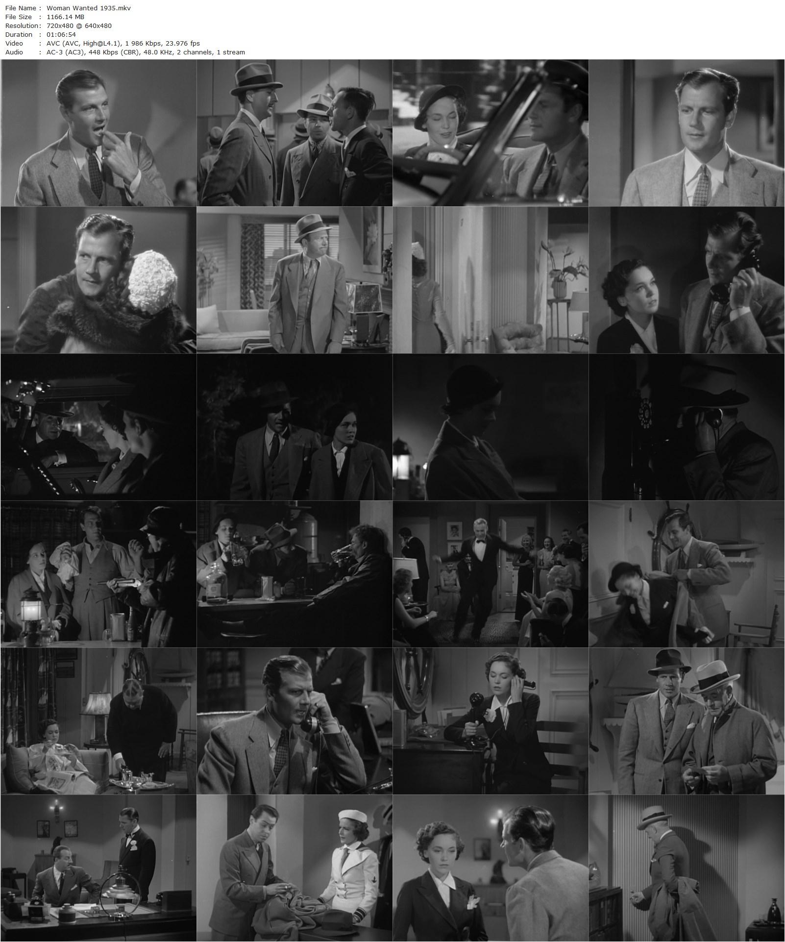 Woman Wanted (1935) George B. Seitz, Maureen O’Sullivan, Joel McCrea, Lewis Stone-poster