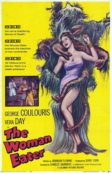 Womaneater (1958) Charles Saunders, George Coulouris, Robert MacKenzie, Norman Claridge, Horror, Sci-Fi