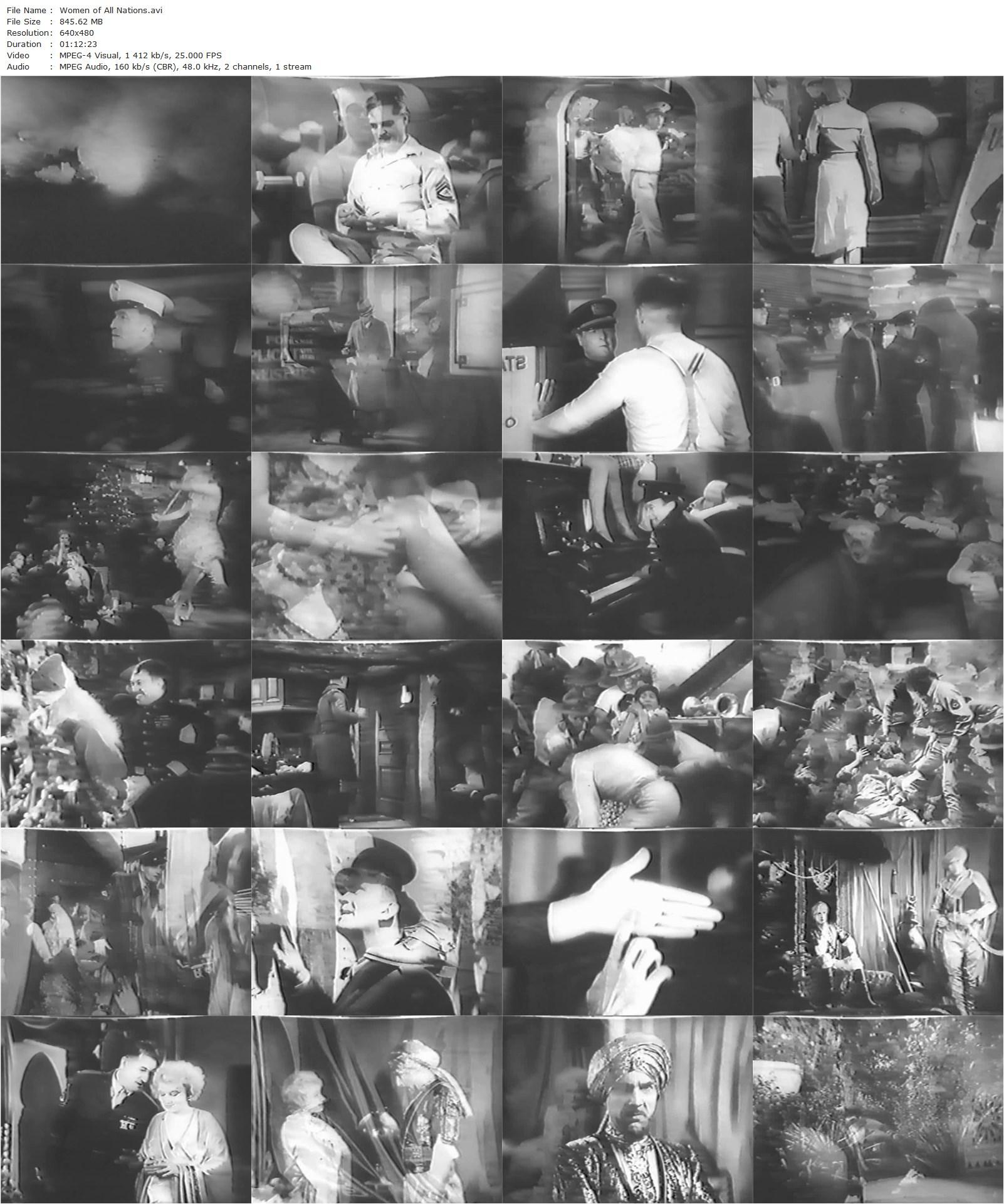 Women of All Nations (1931) Raoul Walsh, Victor McLaglen, Edmund Lowe, Greta Nissen-poster