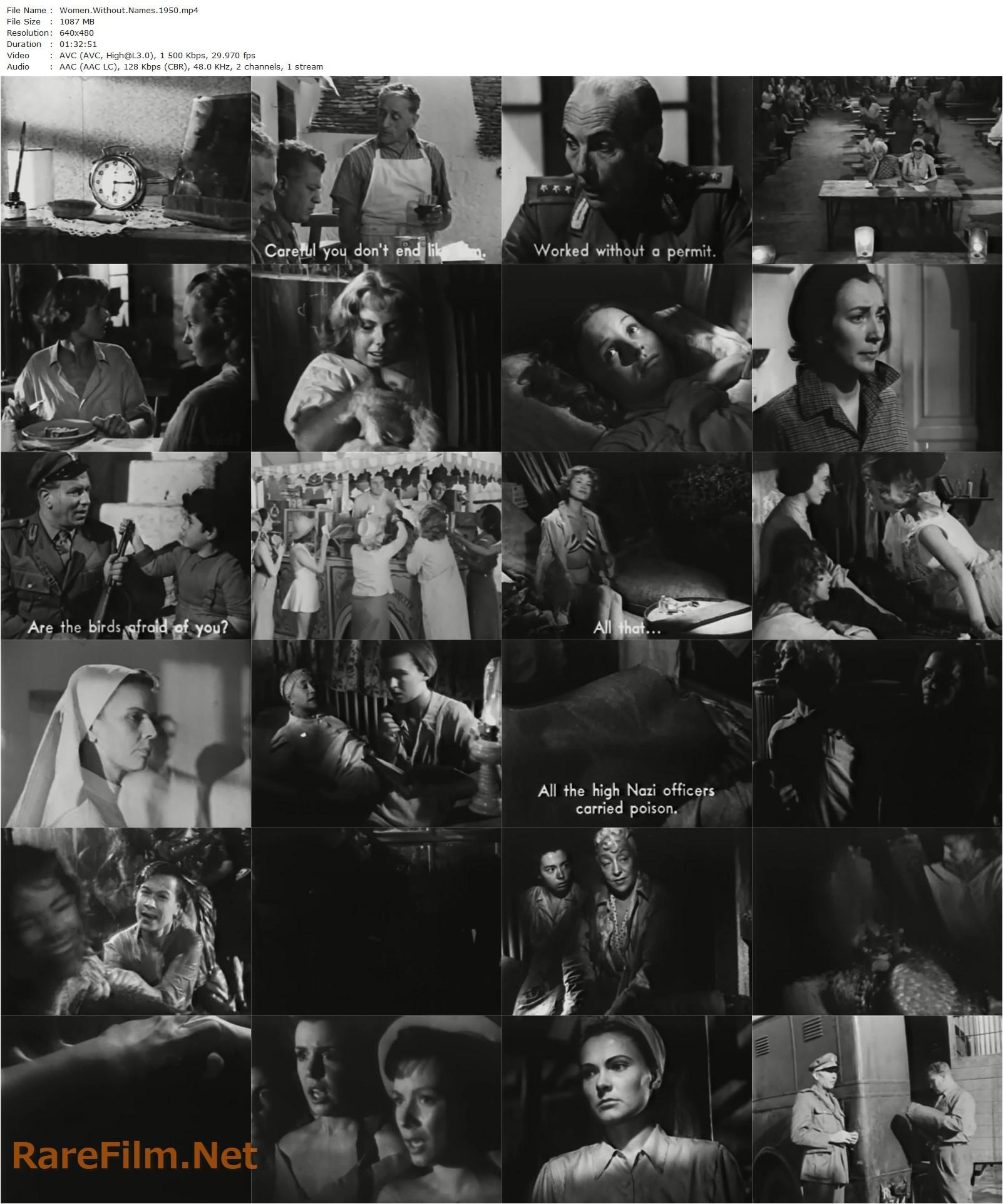 Women Without Names / Donne senza nome (1950) Géza von Radványi, Simone Simon, Vivi Gioi, Françoise Rosay-poster