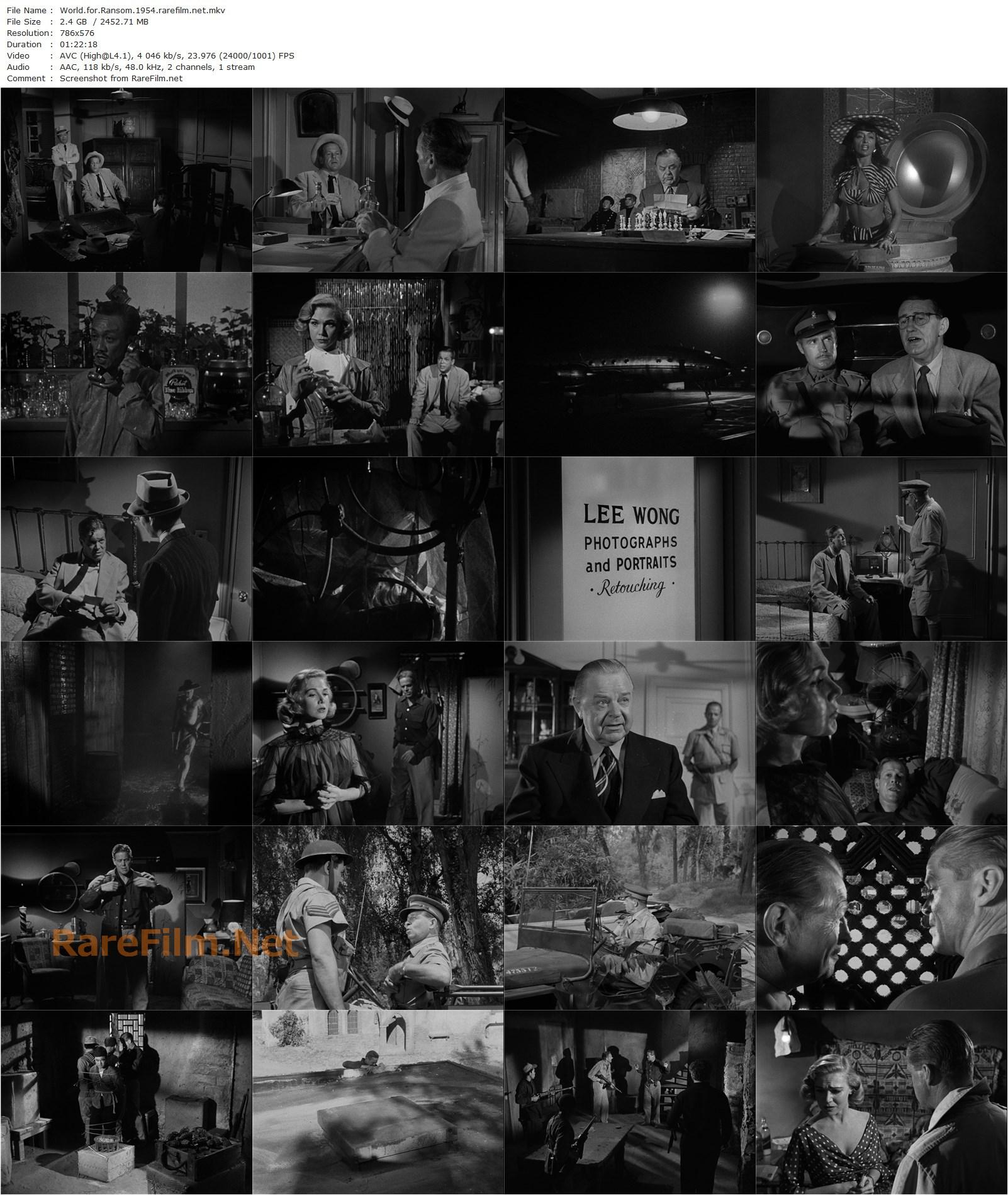 World for Ransom (1954) Robert Aldrich, Dan Duryea, Gene Lockhart, Patric Knowles-poster