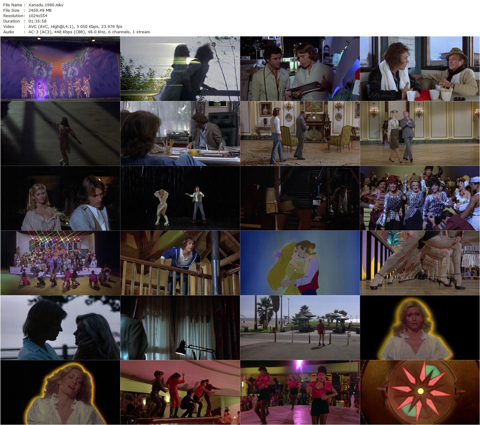 Xanadu (1980) Robert Greenwald, Olivia Newton-John, Gene Kelly, Michael Beck-poster