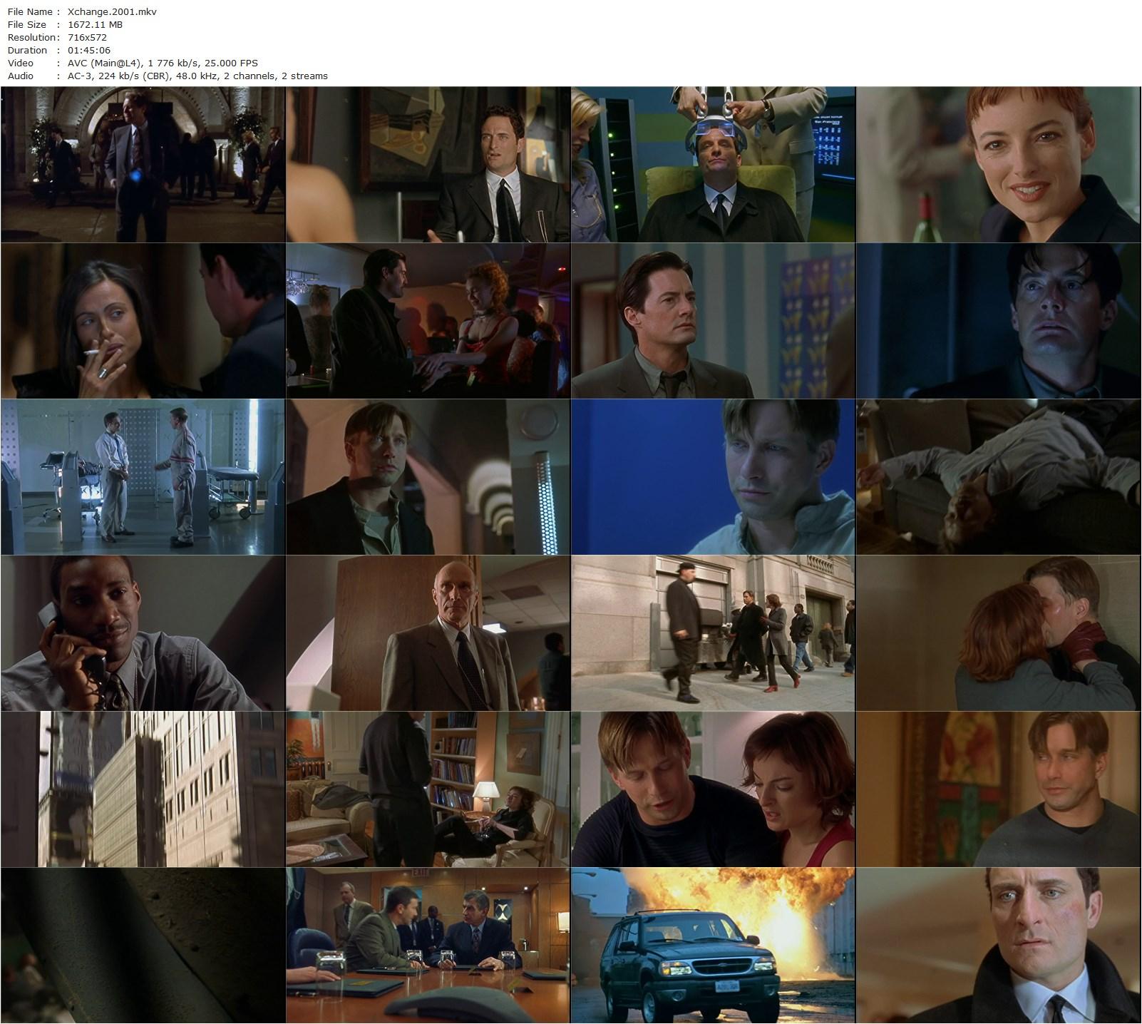 Xchange (2001) Allan Moyle, Stephen Baldwin, Pascale Bussières, Kim Coates-poster